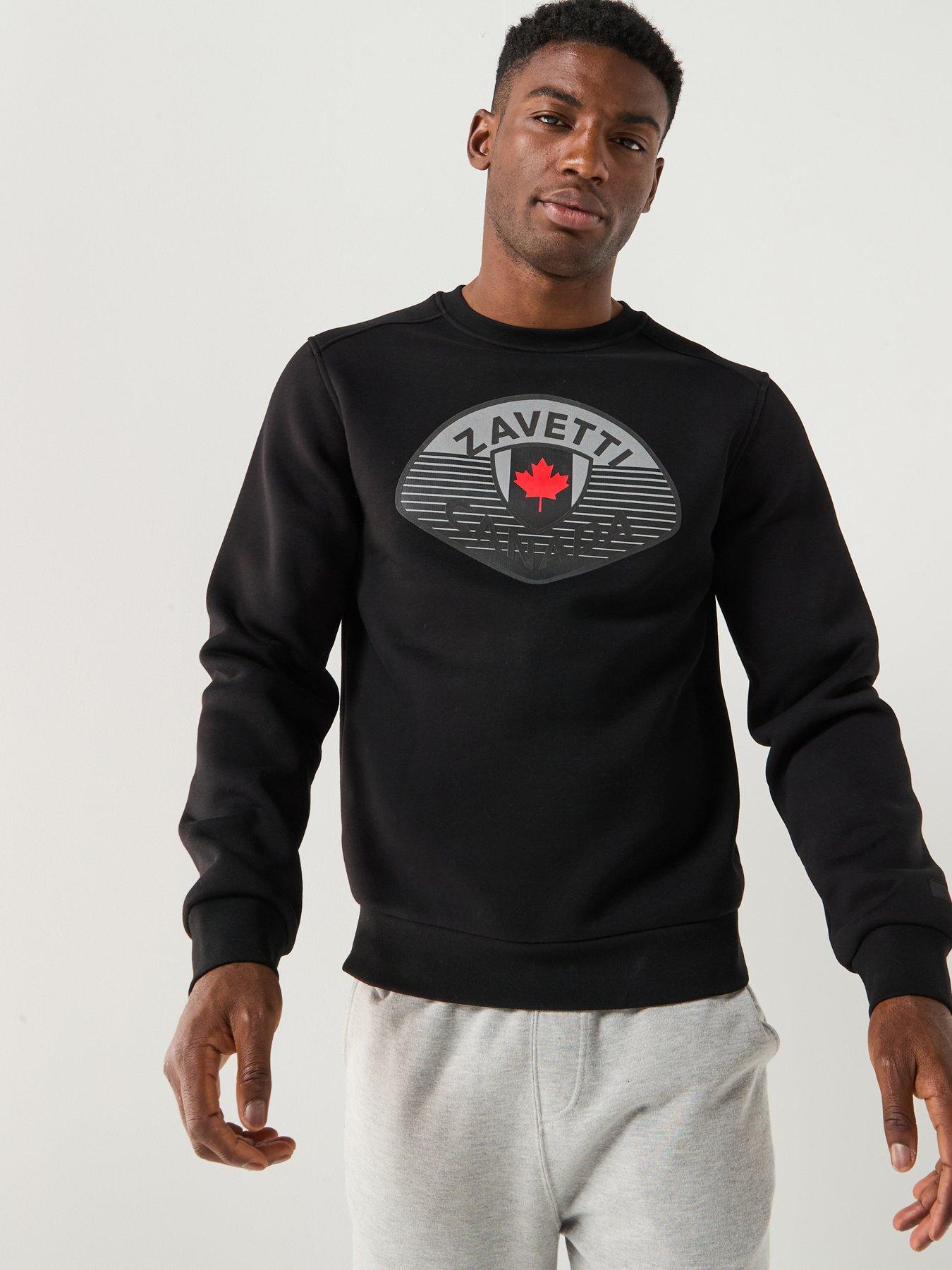 undefined Botticini Classic Large Logo Crew Sweatshirt - Black