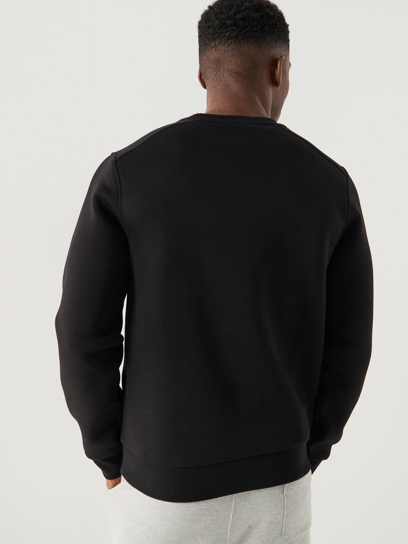 Image 2 of 6 of Zavetti Canada Botticini Classic Large Logo Crew Sweatshirt - Black