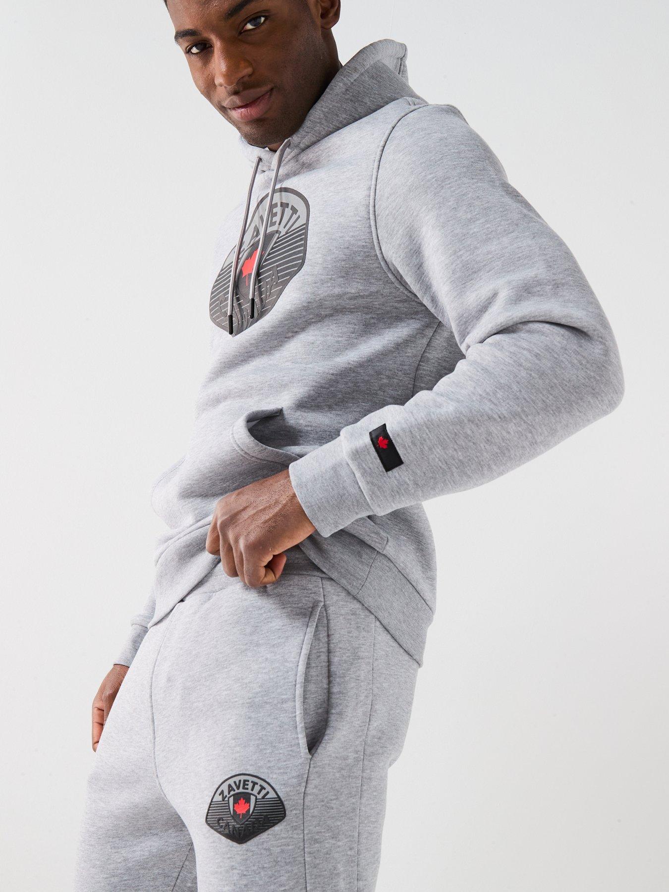 Image 4 of 6 of Zavetti Canada Botticini Classic Large Logo Tracksuit - Grey