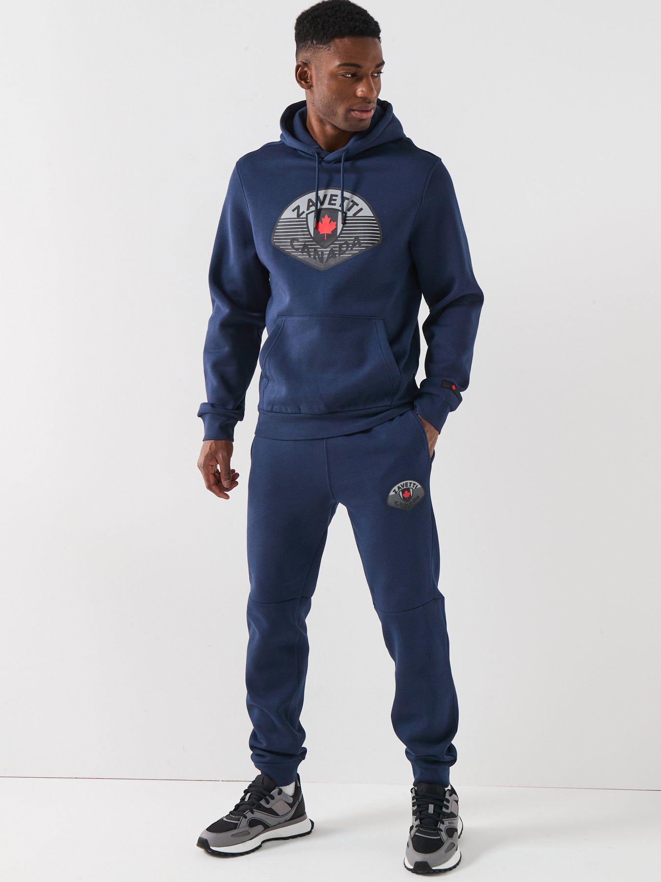 Image 3 of 6 of Zavetti Canada Botticini Classic Large Logo Tracksuit - Navy