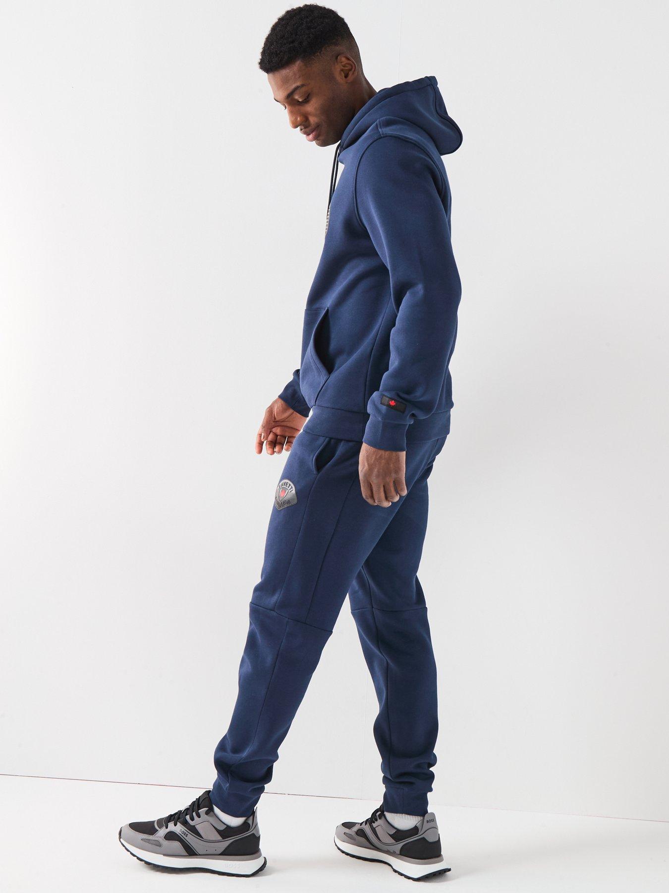 Image 6 of 6 of Zavetti Canada Botticini Classic Large Logo Tracksuit - Navy