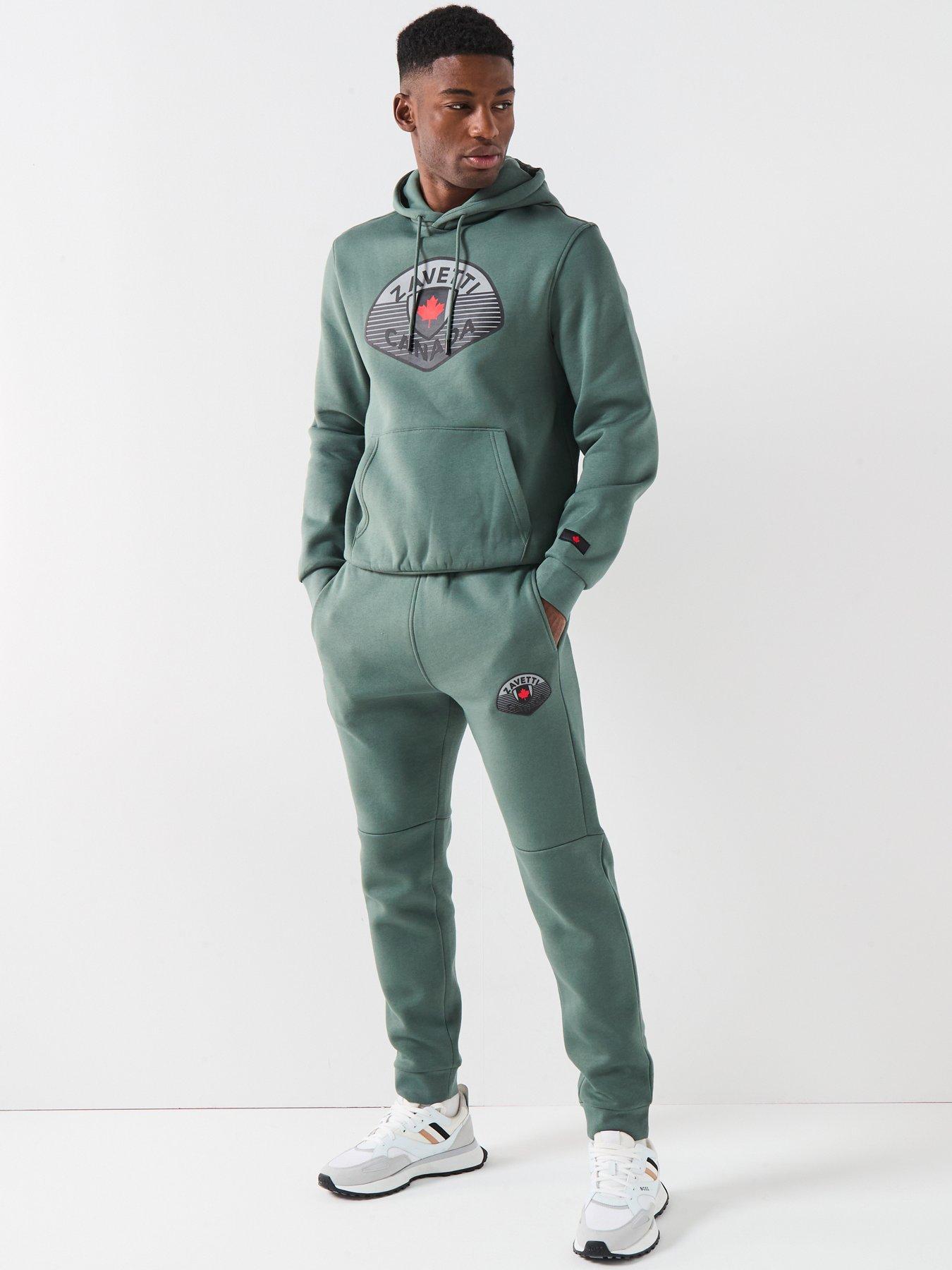 Image 1 of 6 of Zavetti Canada Botticini Classic Large Logo Tracksuit - Green