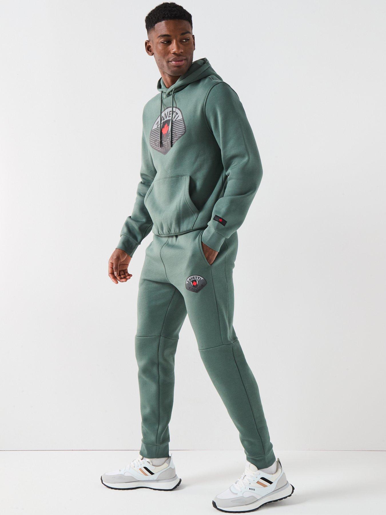 Image 3 of 6 of Zavetti Canada Botticini Classic Large Logo Tracksuit - Green