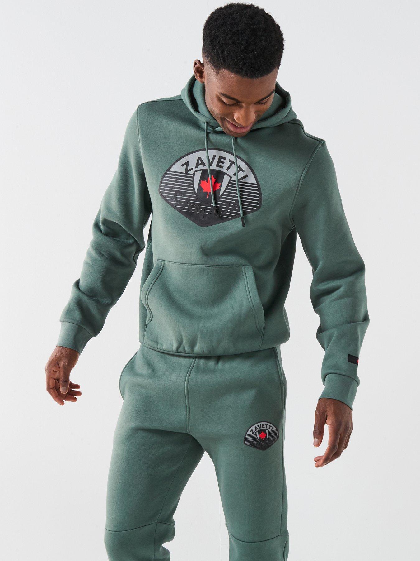 Image 6 of 6 of Zavetti Canada Botticini Classic Large Logo Tracksuit - Green