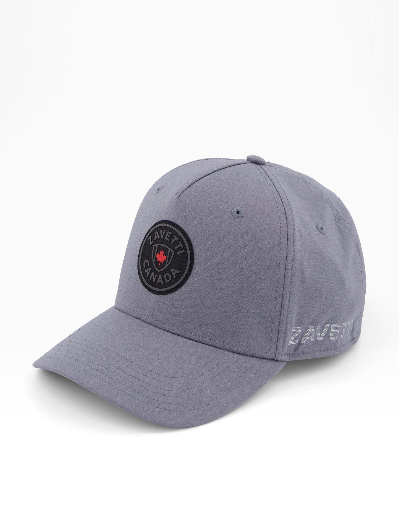 front image of zavetti-canada-vivo-full-trucker-cap-grey