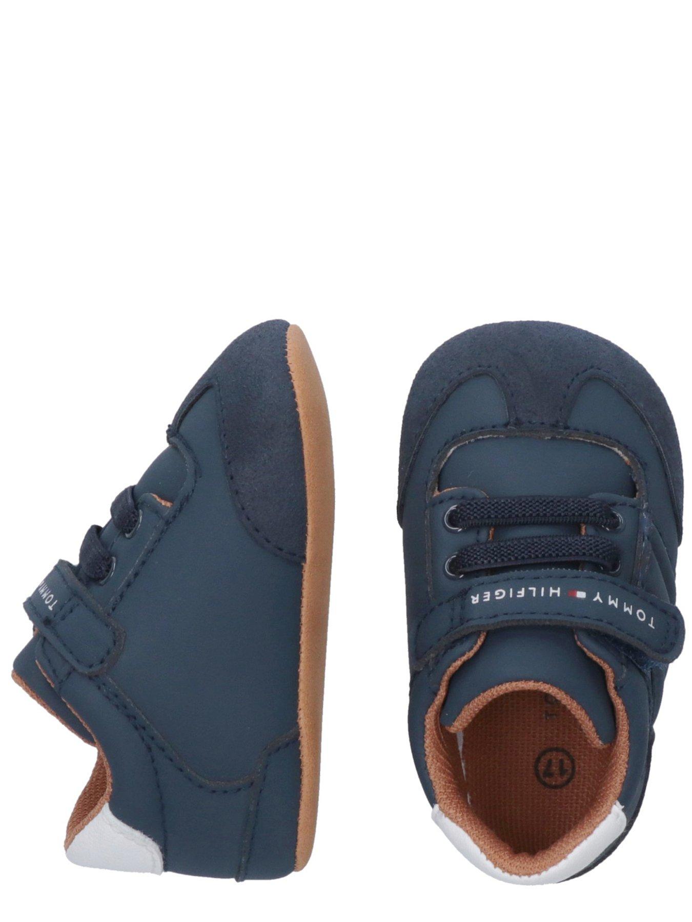 Image 5 of 5 of Tommy Hilfiger Baby Boys Low Cut Velcro Sneaker - Blue