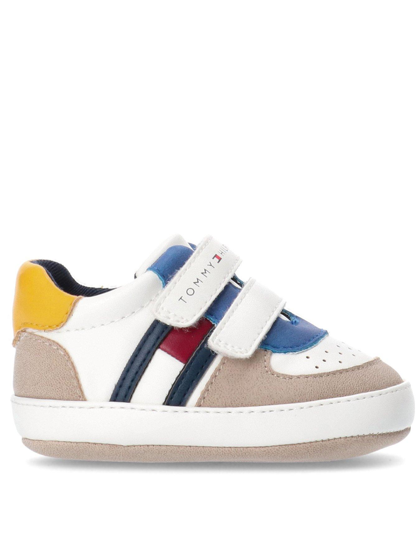 undefined Baby Boys Flag Low Cut Velcro Sneaker - Multi