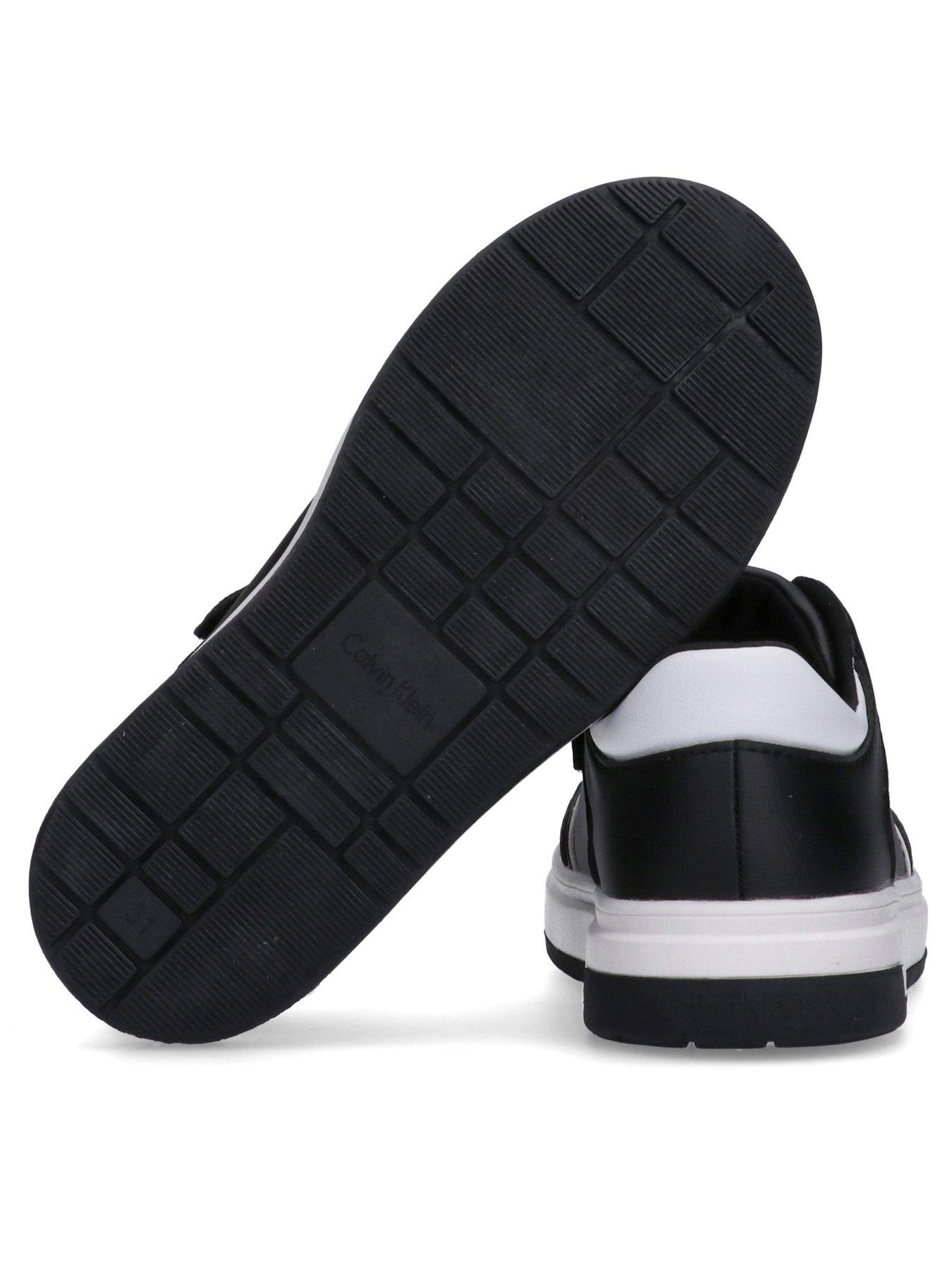 Image 3 of 5 of Calvin Klein Jeans Boys Low Cut Lace-Up Trainers - Black
