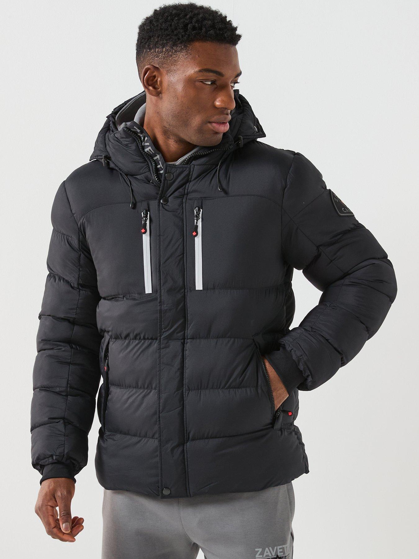 Zavetti Canada Atlin 2.0 Padded Coat - Black | Littlewoods