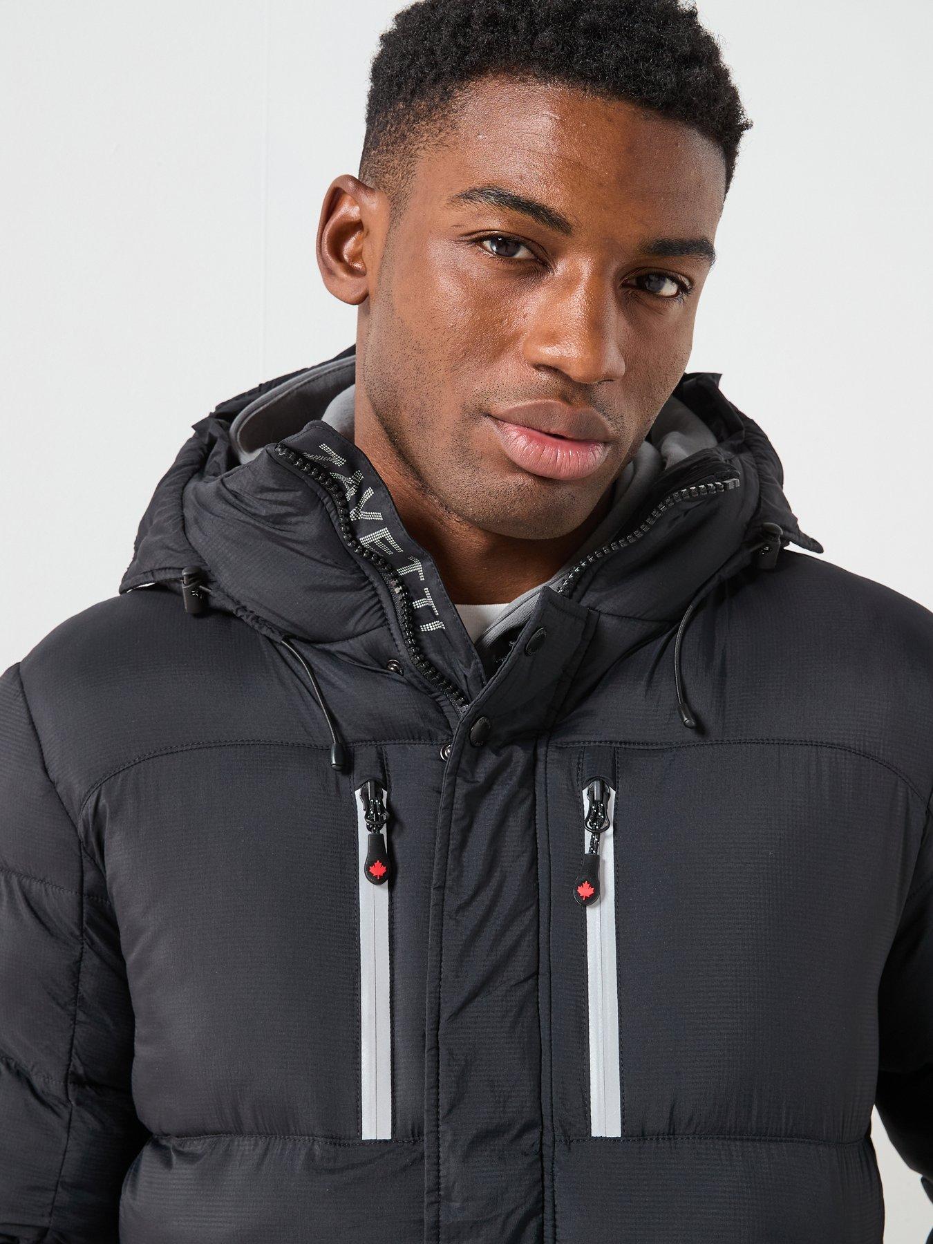Zavetti Canada Atlin 2.0 Padded Coat - Black | Littlewoods