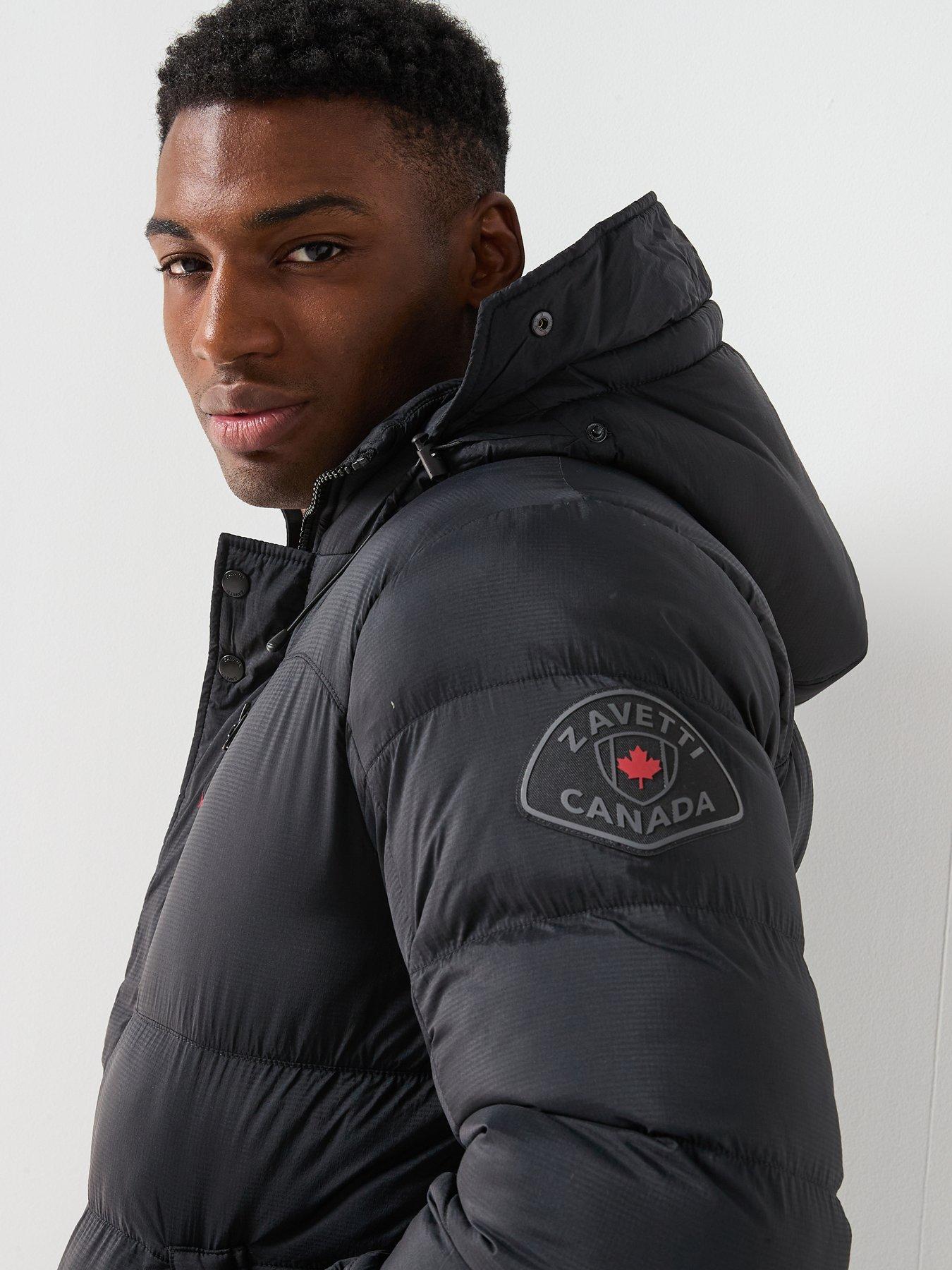 Zavetti Canada Atlin 2.0 Padded Coat - Black | Littlewoods
