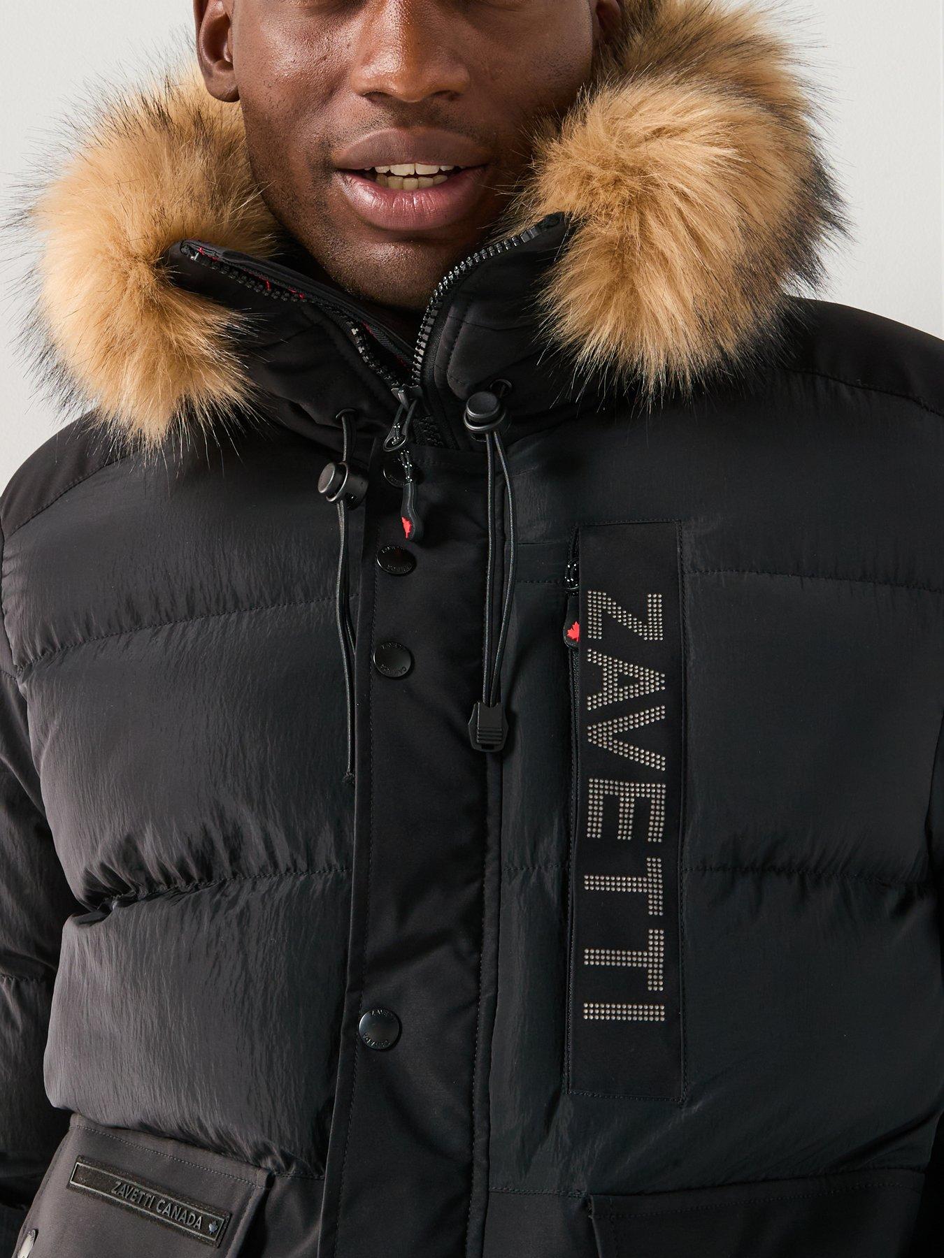 Image 5 of 6 of Zavetti Canada Zavetti Canada Deratti Bomber Jacket - Black