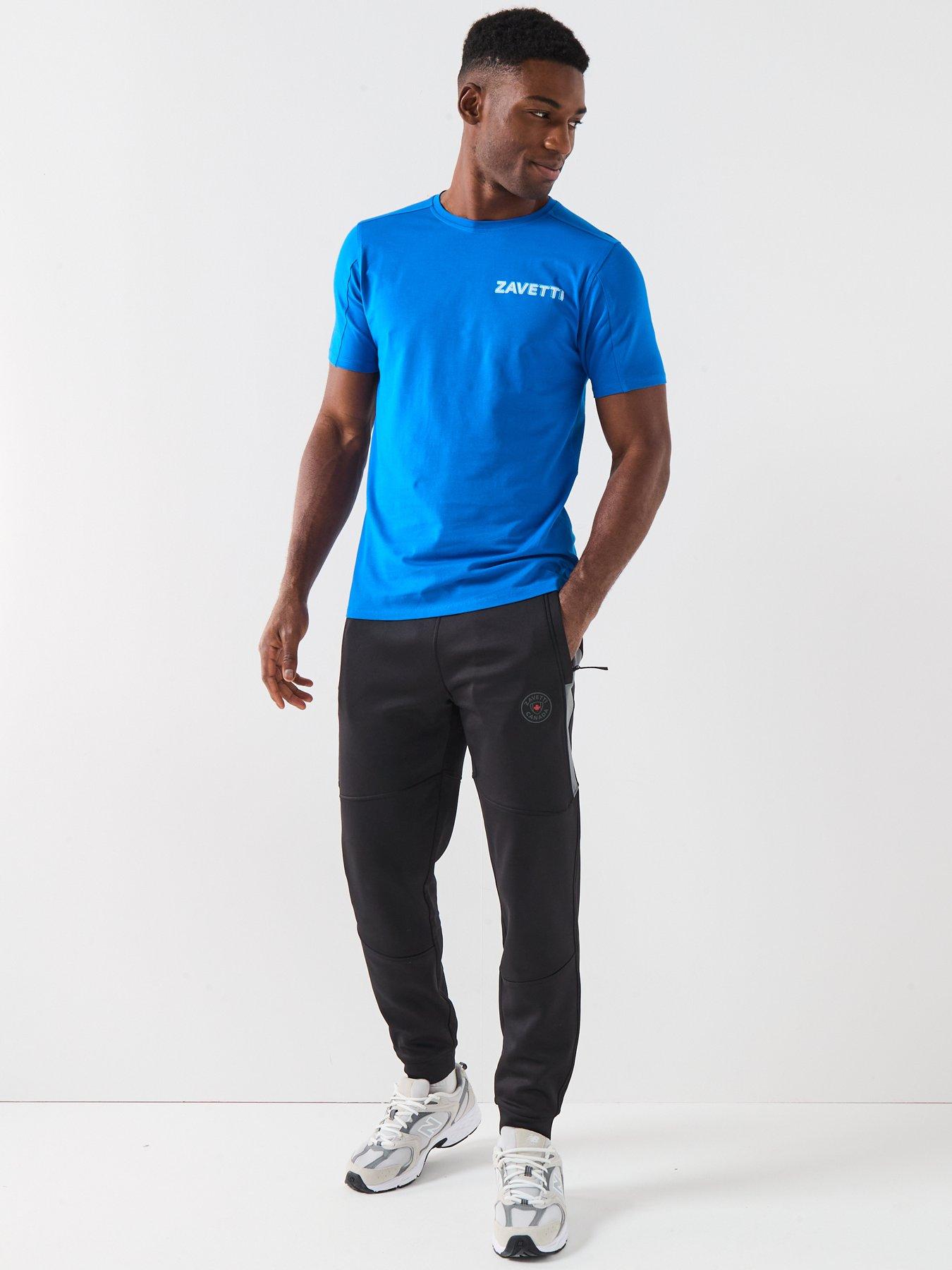 Image 3 of 6 of Zavetti Canada Nichellio Graphic Backprint Short Sleeve T-Shirt - Blue