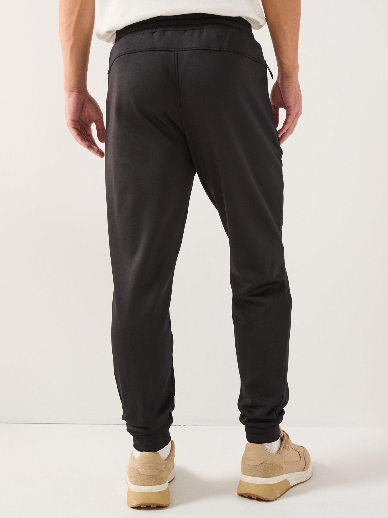  image of zavetti-canada-omaro-poly-cargo-joggers-black