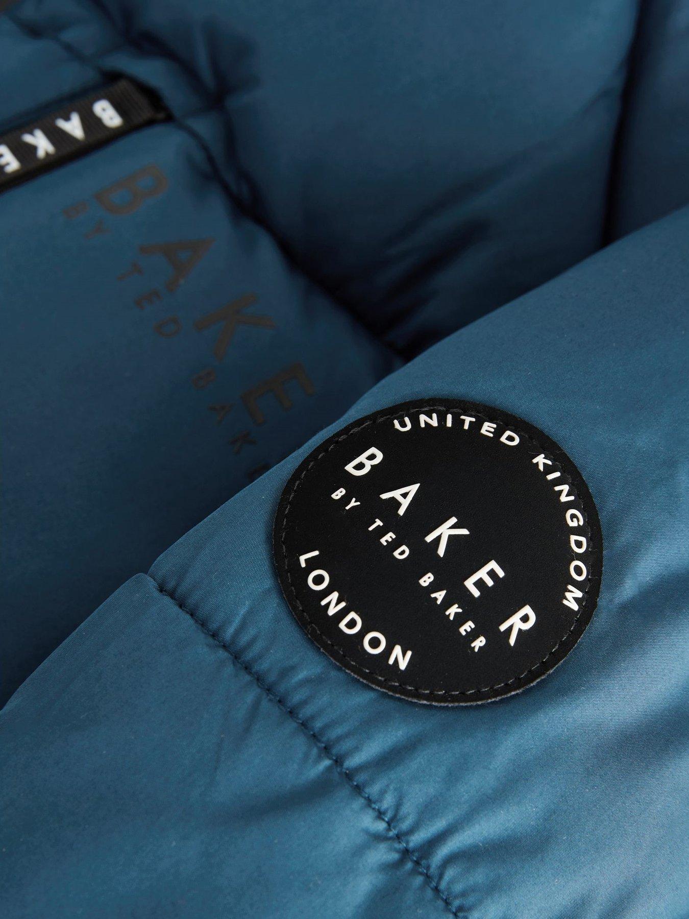 Image 3 of 4 of Ted Baker Boys Midlength Coat - Blue