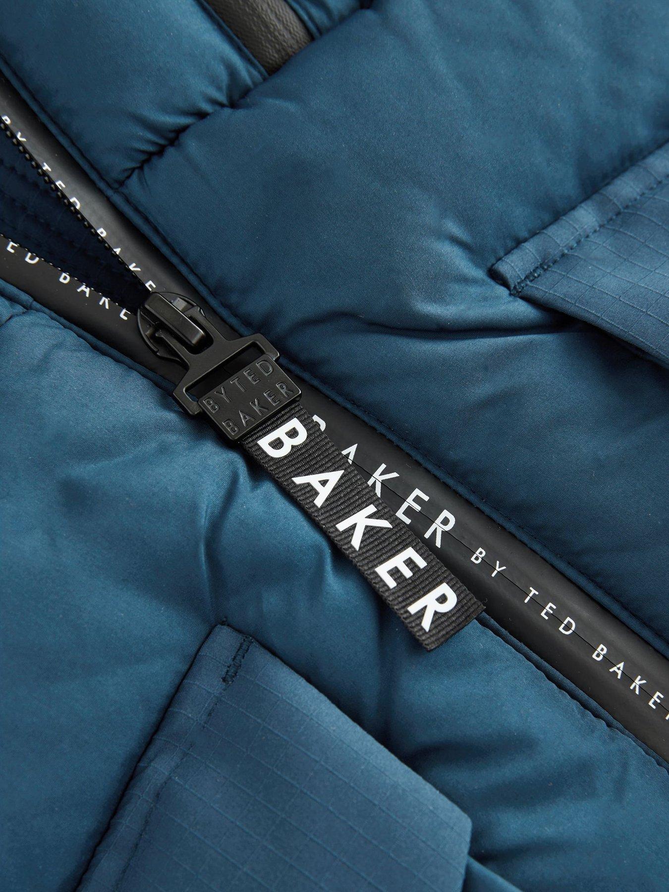 Image 4 of 4 of Ted Baker Boys Midlength Coat - Blue
