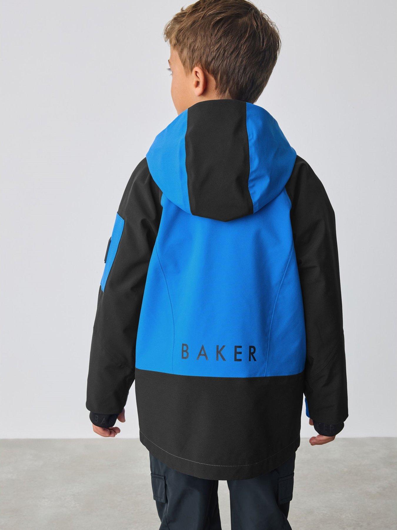  image of ted-baker-boys-colour-block-coatnbsp--blue