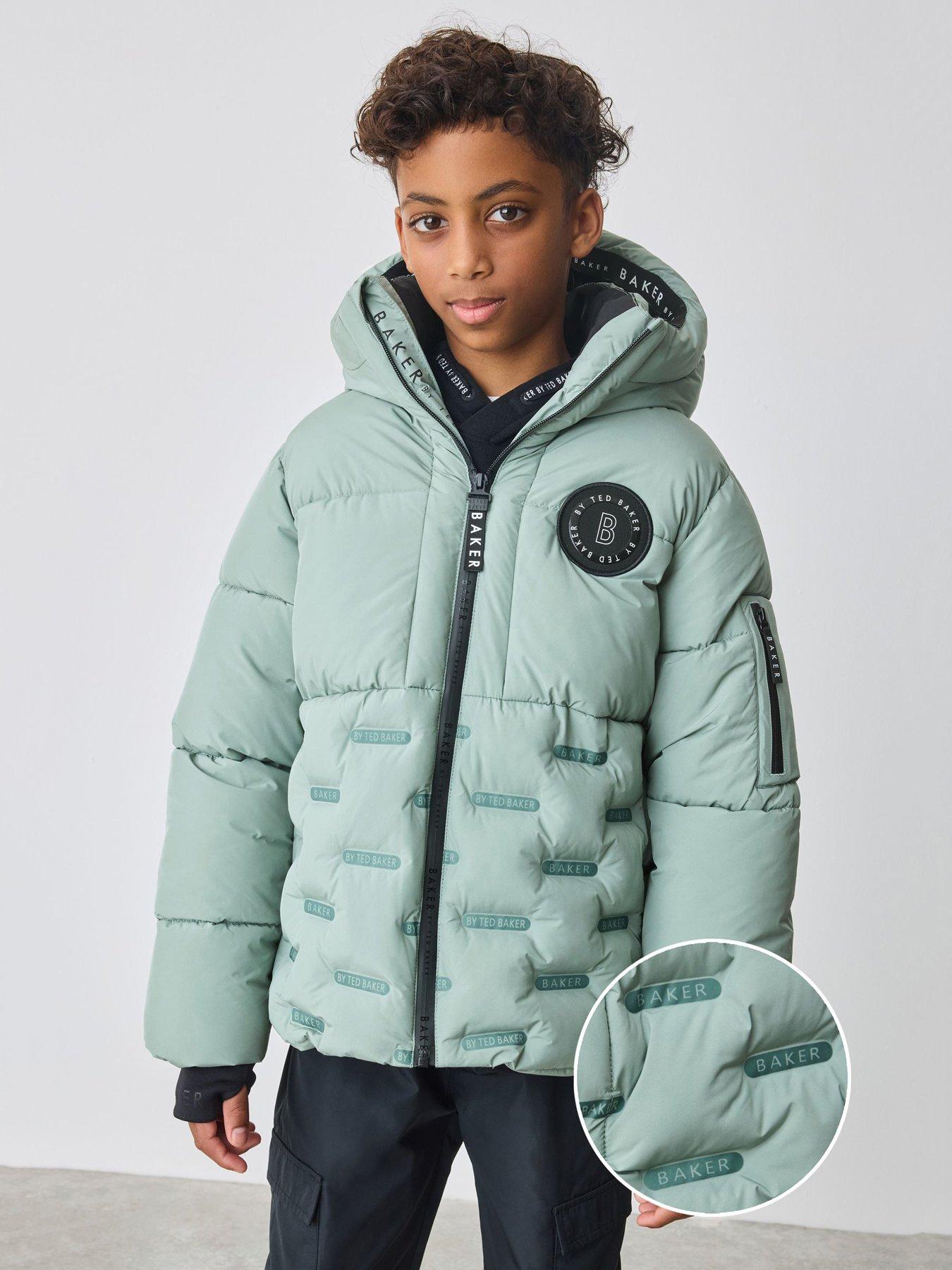 Ted Baker Boys Heatseal Coat - Green