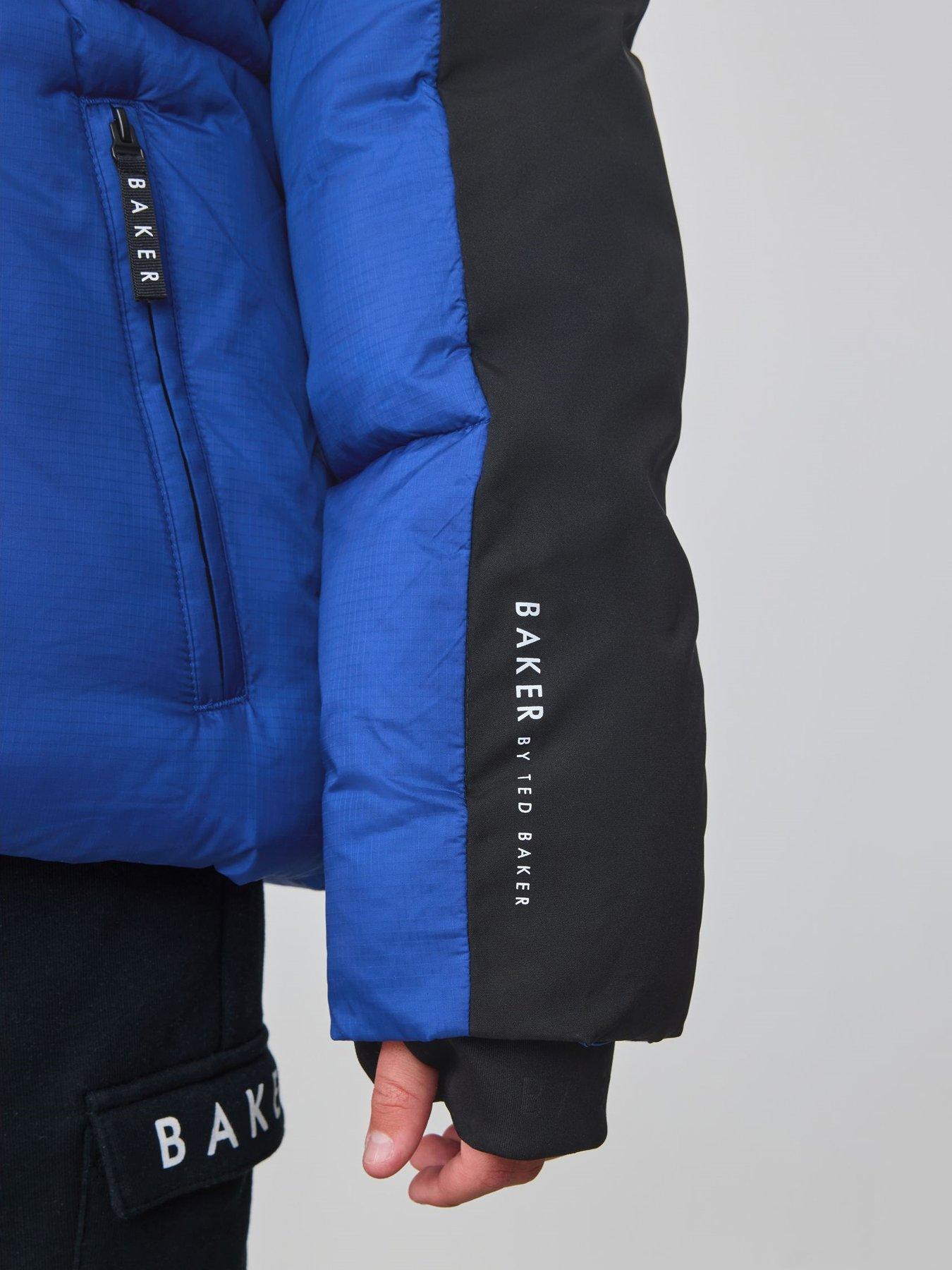 Ted Baker Boys Colourblock Coat Blue Littlewoods
