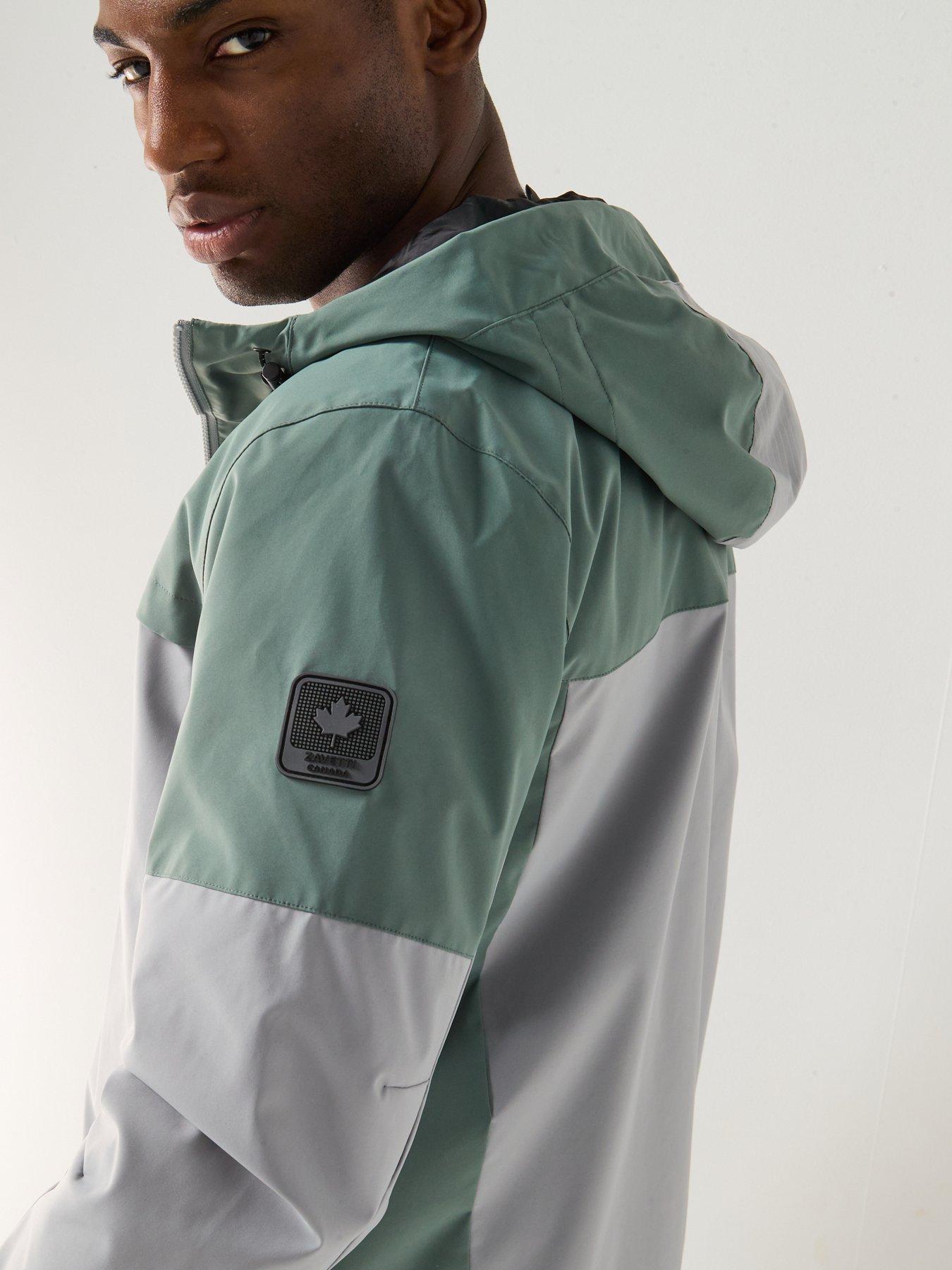 Zavetti Canada Sevillio Technical Windbreaker Jacket - Grey