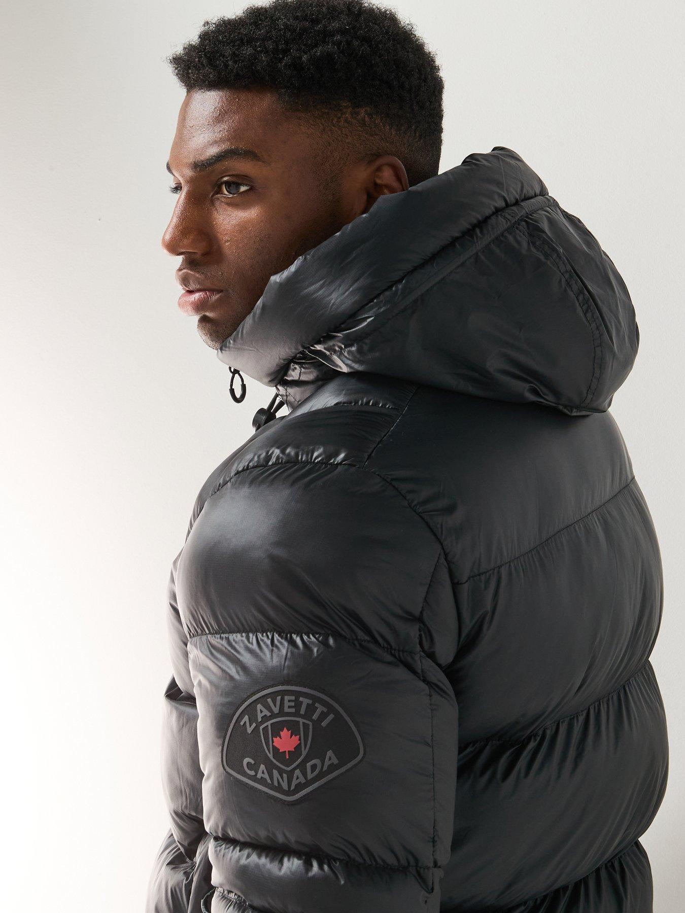 Zavetti Canada Tanox Sheen Padded Coat - Black | Littlewoods