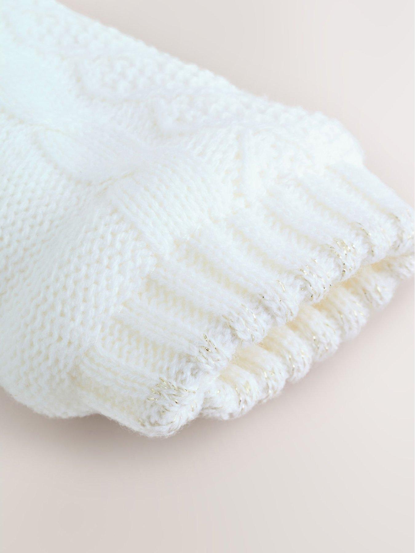 Image 5 of 5 of Ted Baker Younger Girls Knit Cardigan - Cream