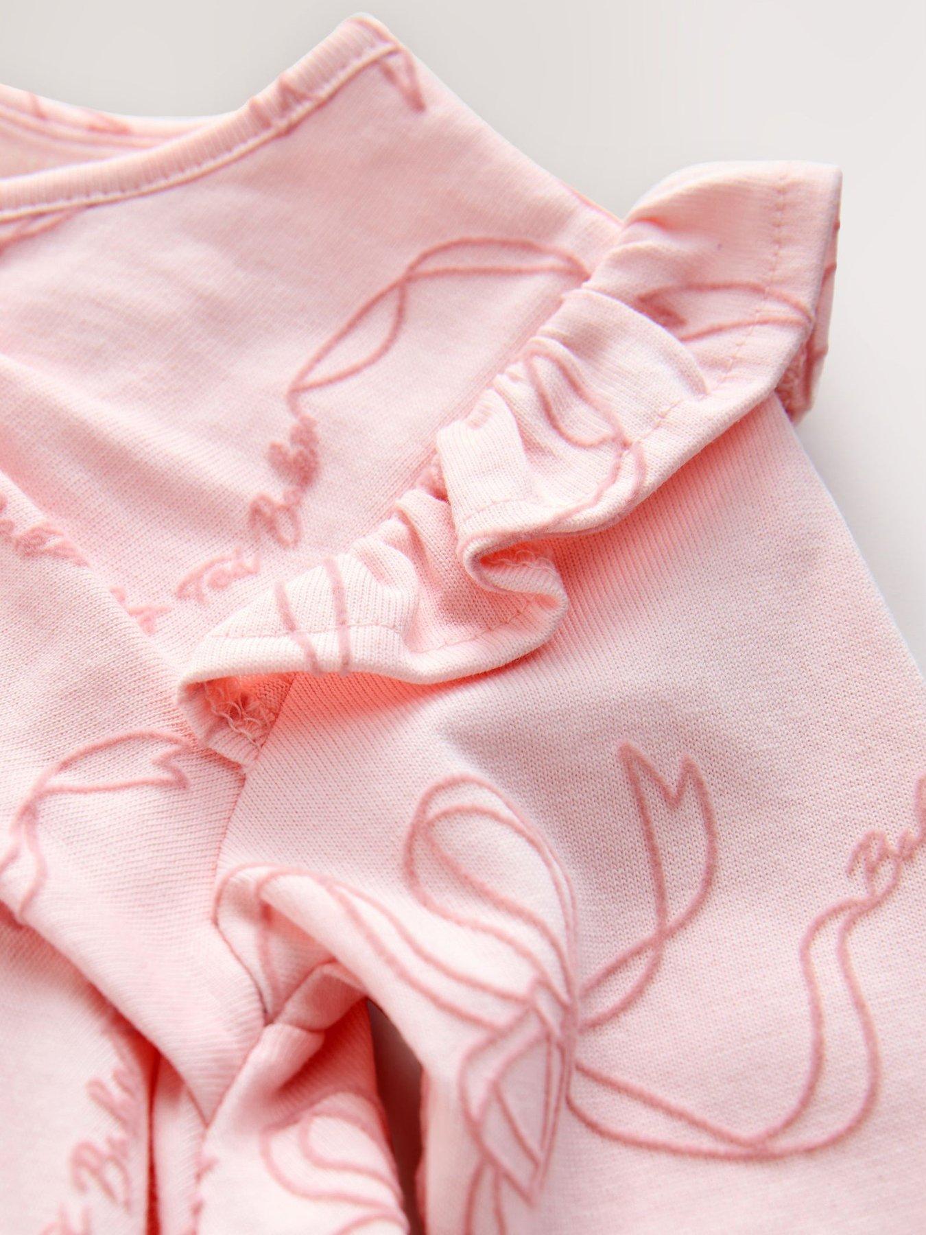 Image 3 of 5 of Ted Baker Baby Girls Bow Dress - Pink