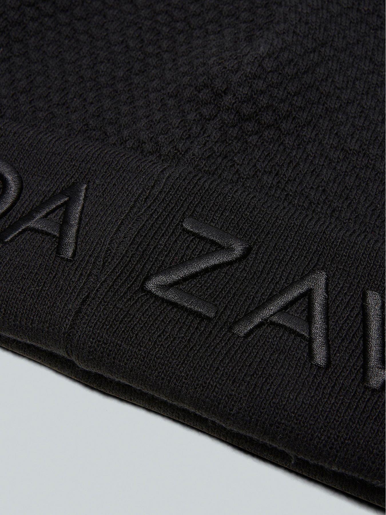  image of zavetti-canada-avellaro-knitted-beanie-black