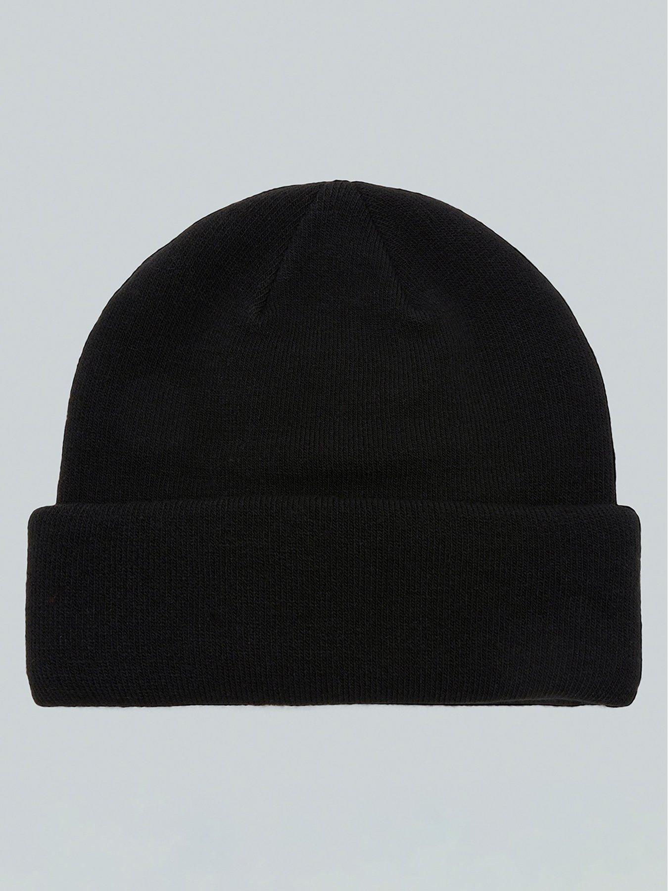  image of zavetti-canada-zentero-knitted-beanie-black