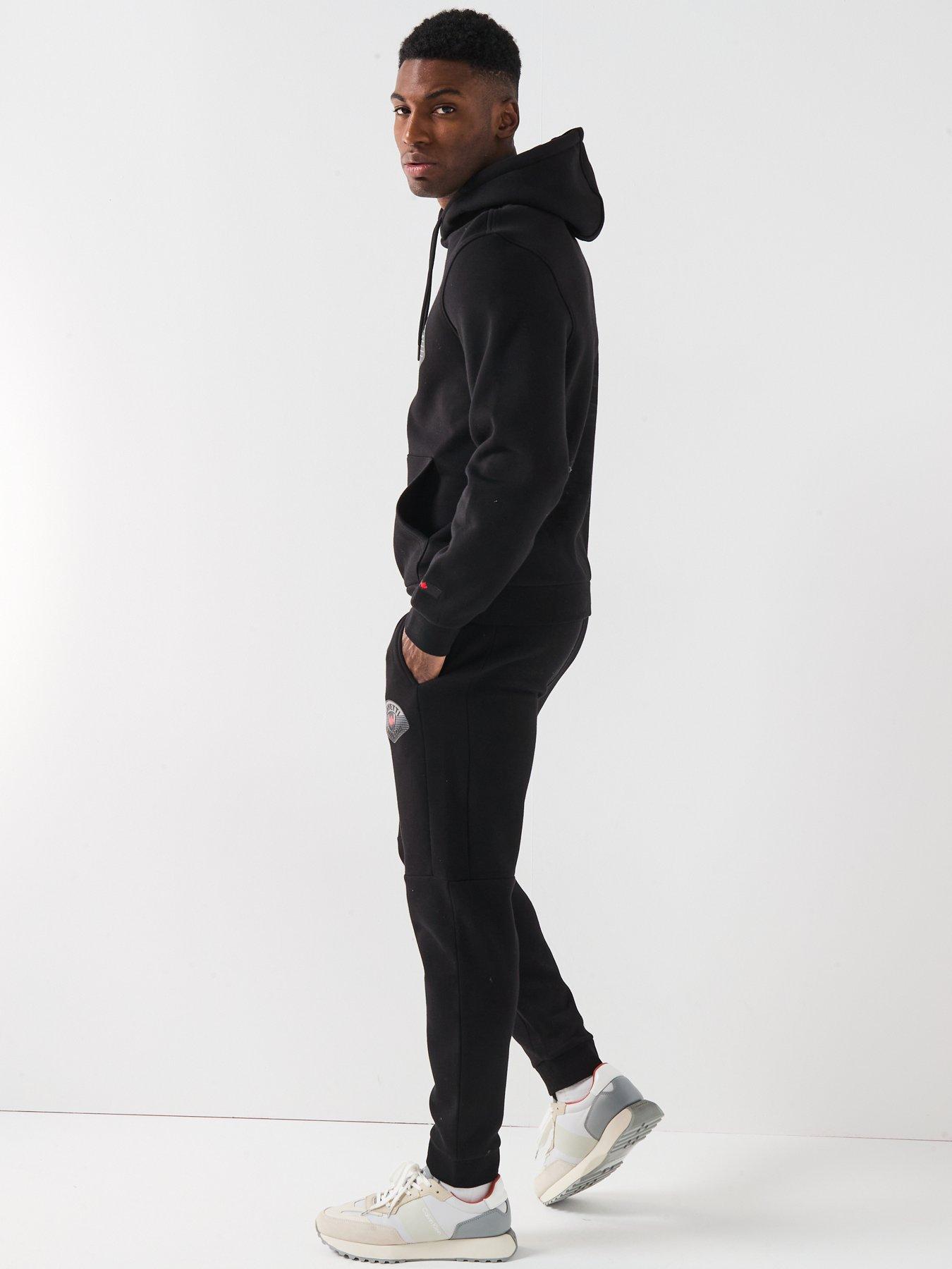 Image 6 of 6 of Zavetti Canada Botticini Classic Large Logo Tracksuit - Black