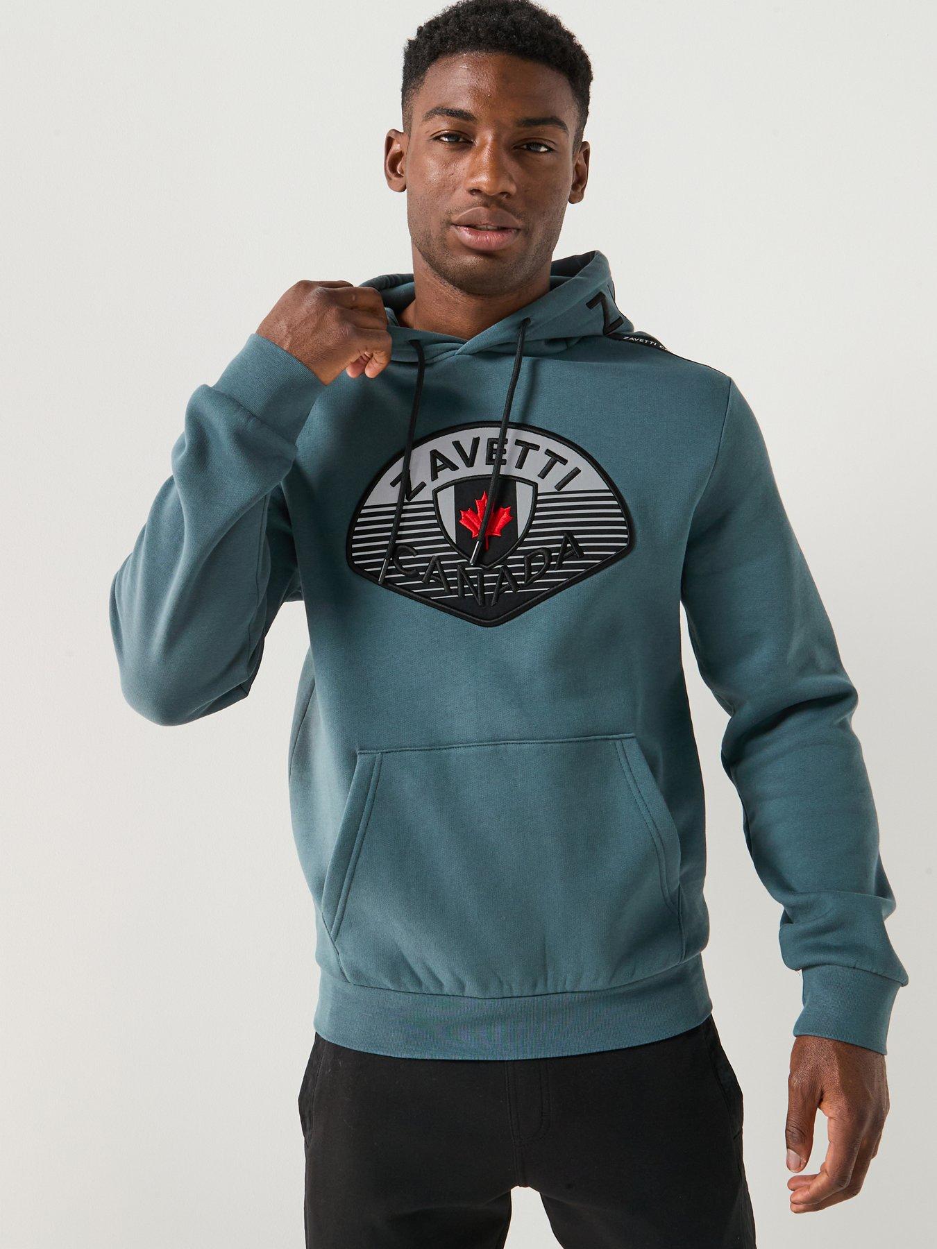 undefined Botticini Classic Large Logo Hoodie - Dark Grey