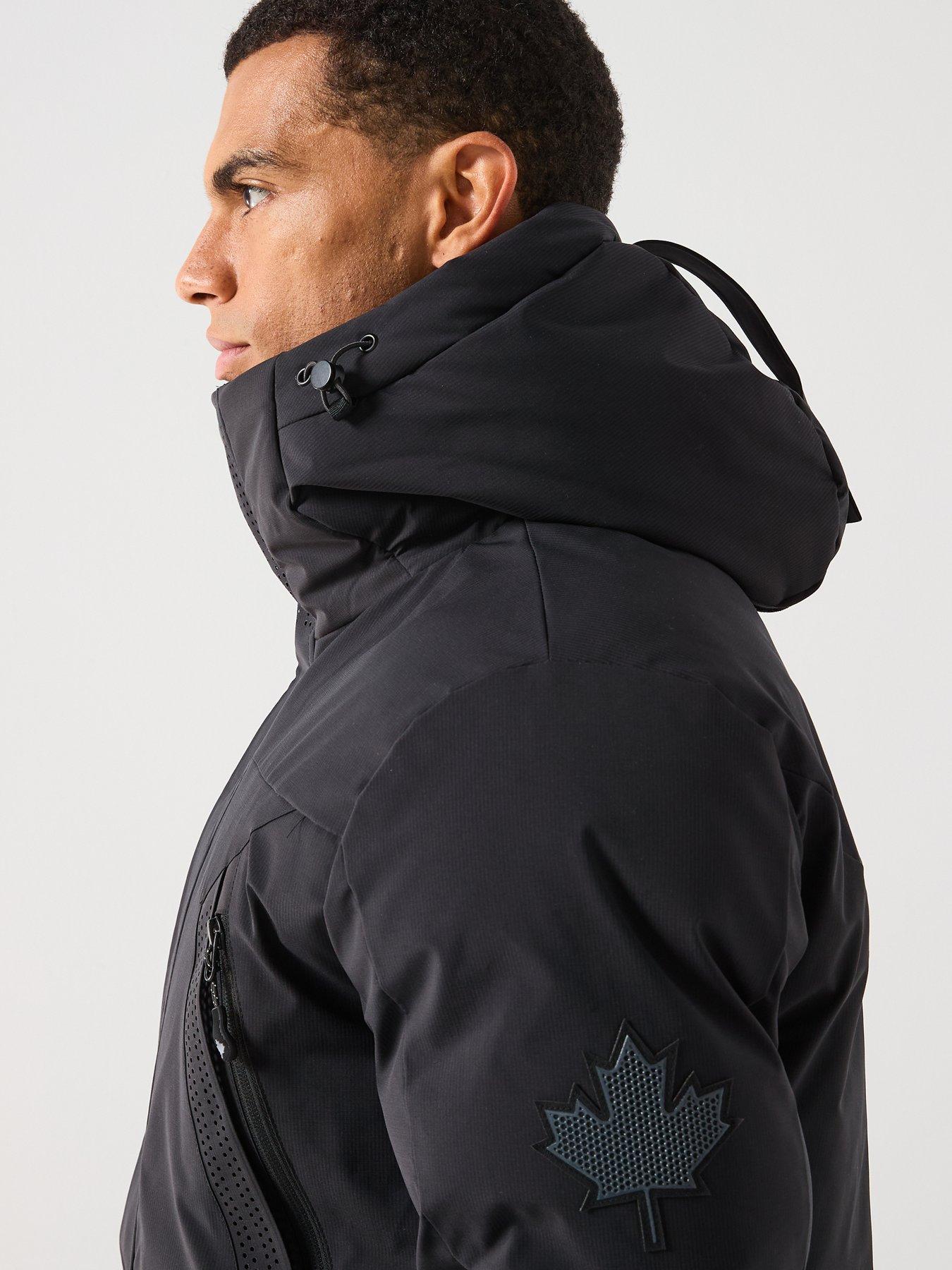  image of zavetti-canada-eranio-padded-parka-coat-black