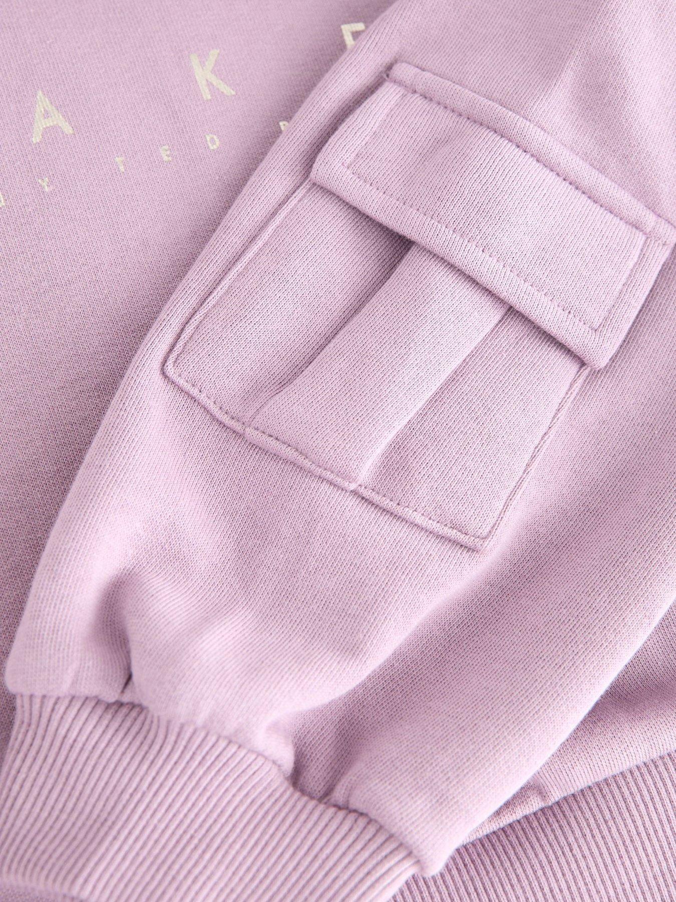 Image 4 of 5 of Ted Baker Girls Hoodie And Jogger Set - Pink