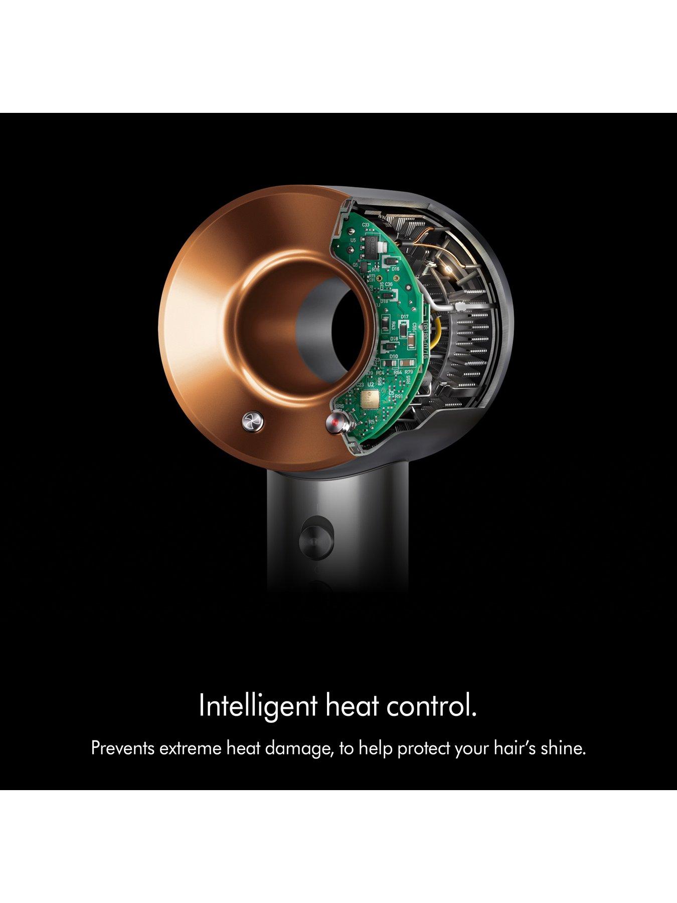 Image 2 of 7 of Dyson Supersonic&trade; Hair Dryer for Curly &amp; Coily Hair - Prussian Blue/Rich Copper