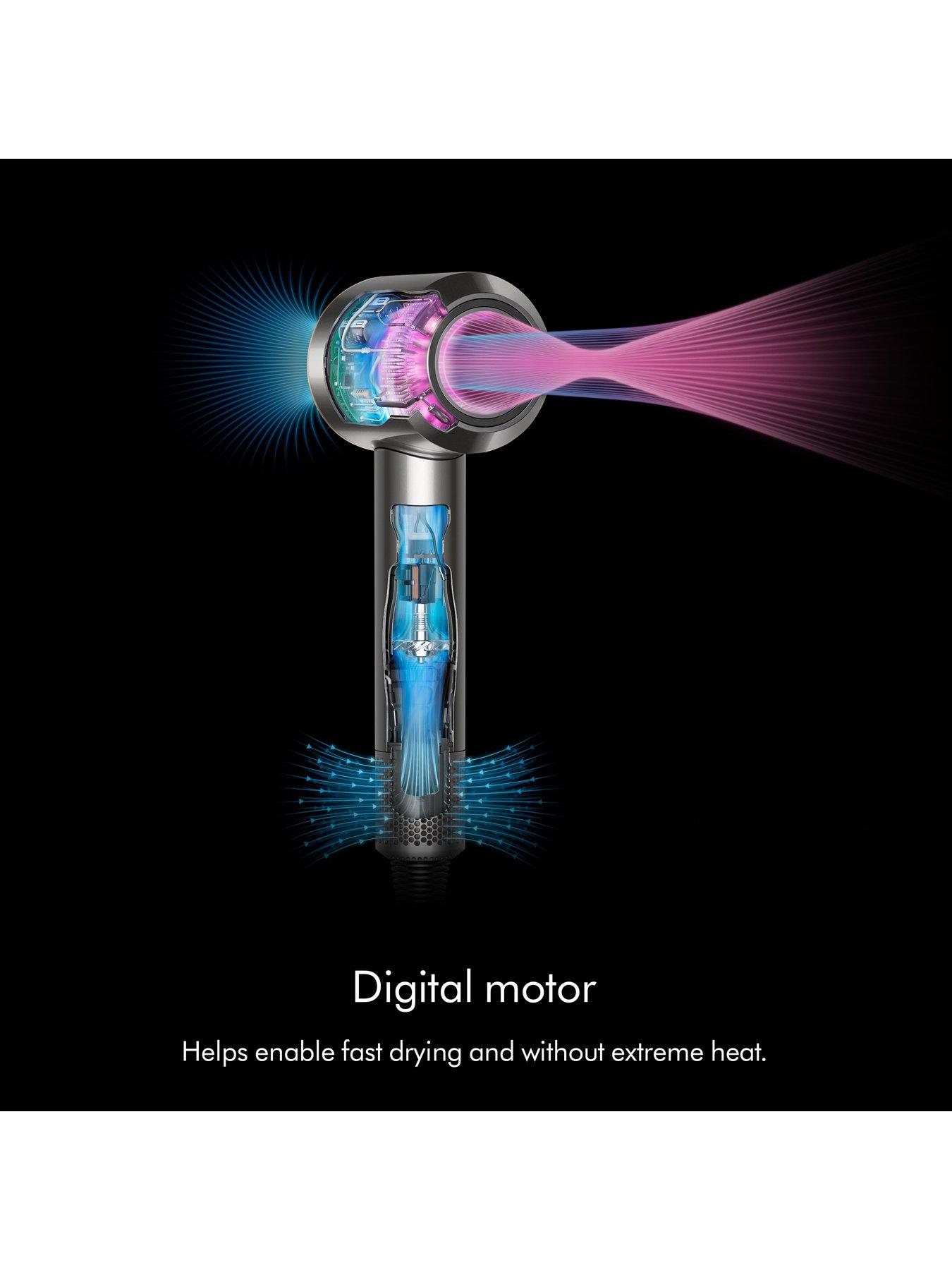 Image 3 of 7 of Dyson Supersonic&trade; Hair Dryer for Curly &amp; Coily Hair - Prussian Blue/Rich Copper
