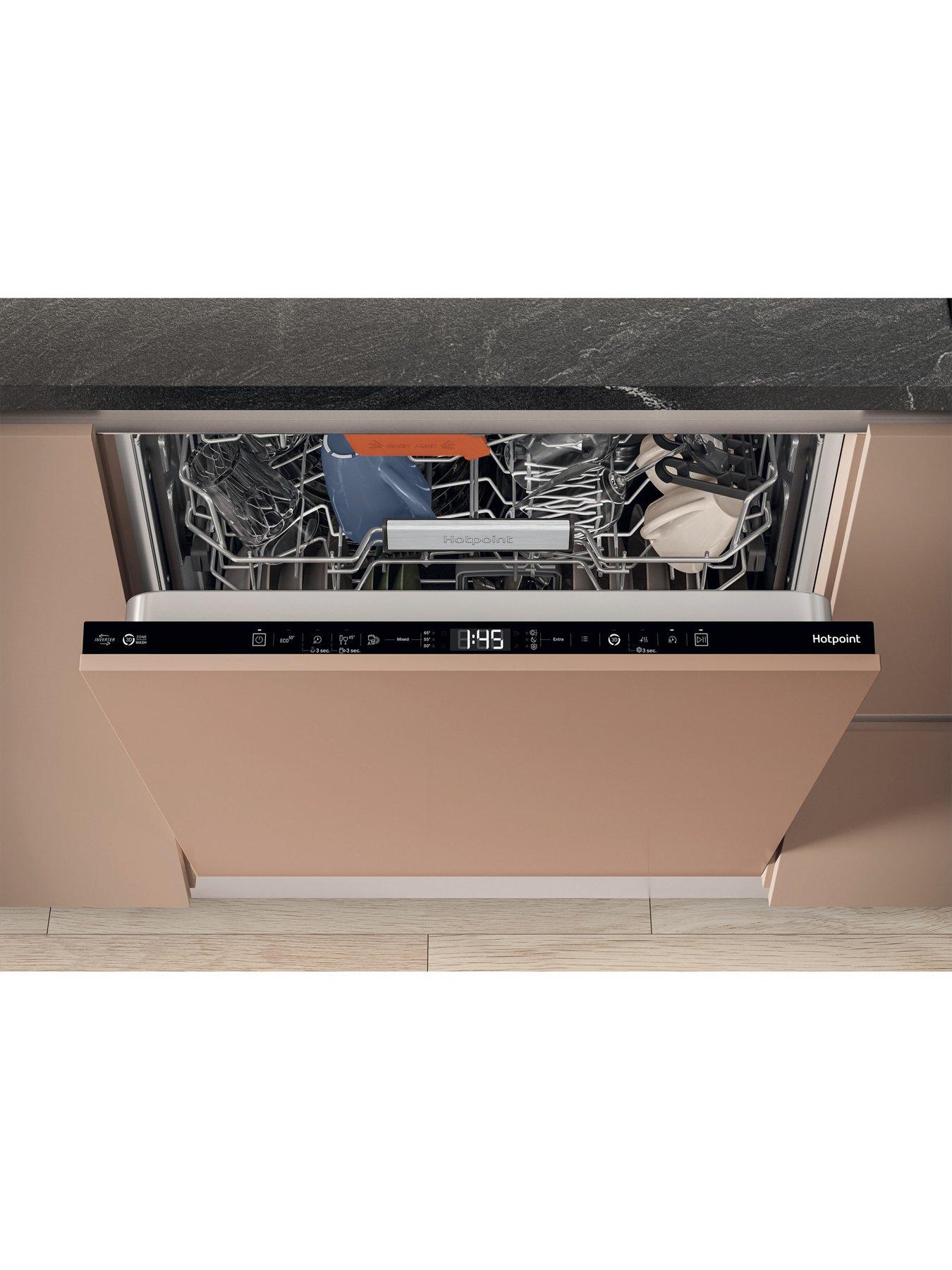  image of hotpoint-h8ia15m4tuuk-hydroforce-integrated-dishwasher-black