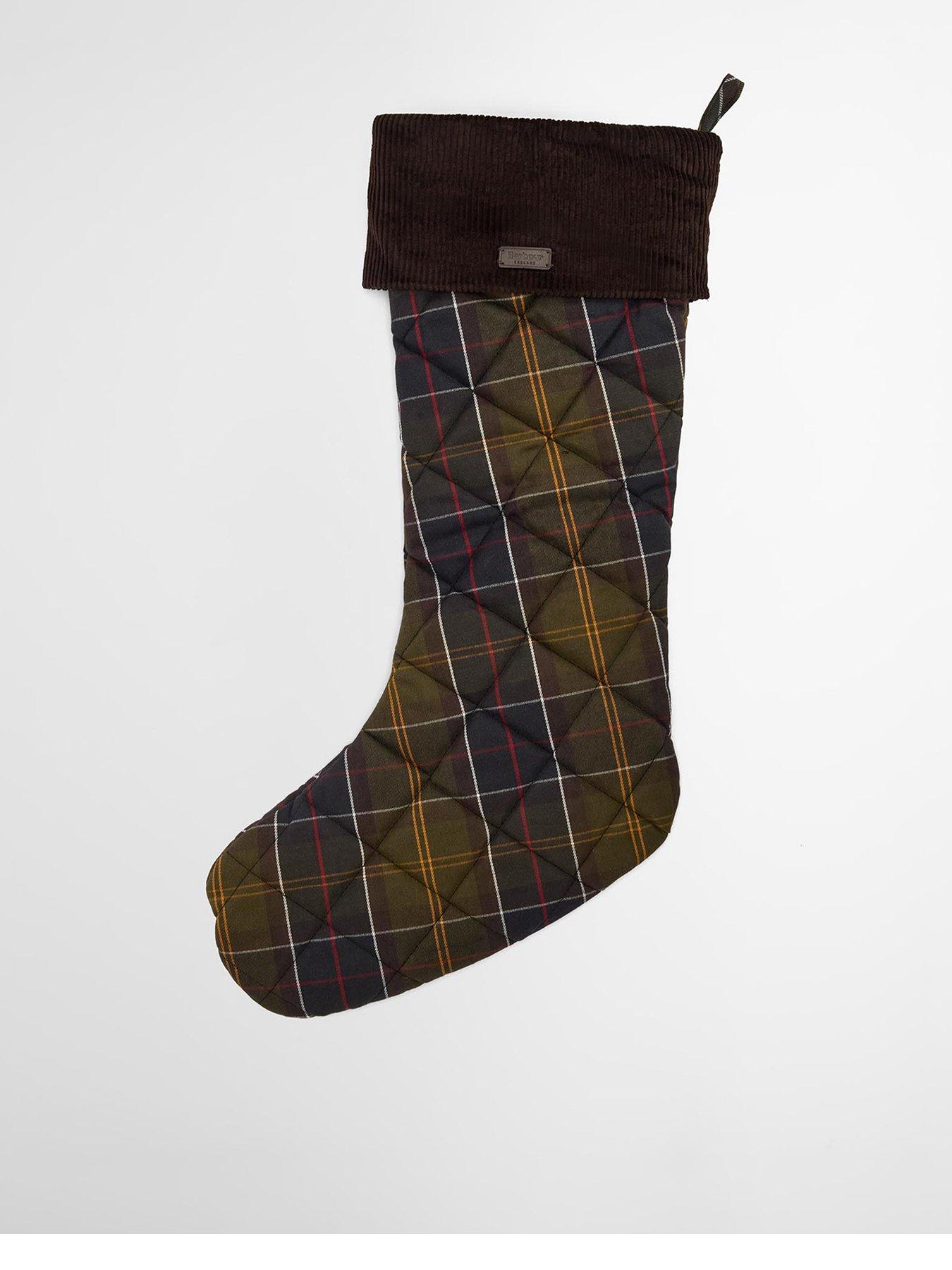 Barbour Christmas Gift Set Tartan Stocking - Navy