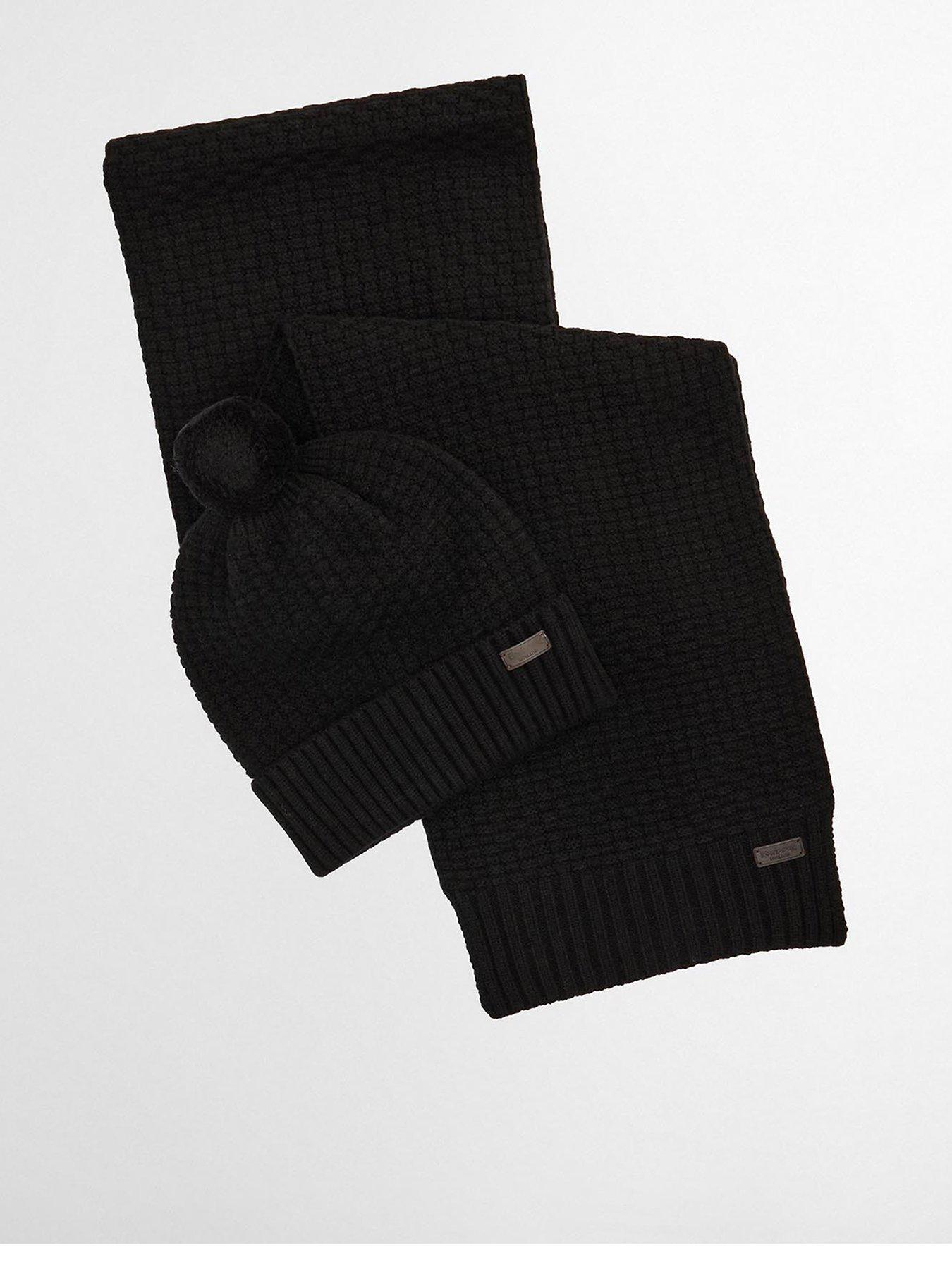 Barbour Ramside Beanie And Scarf Gift Set - Brown