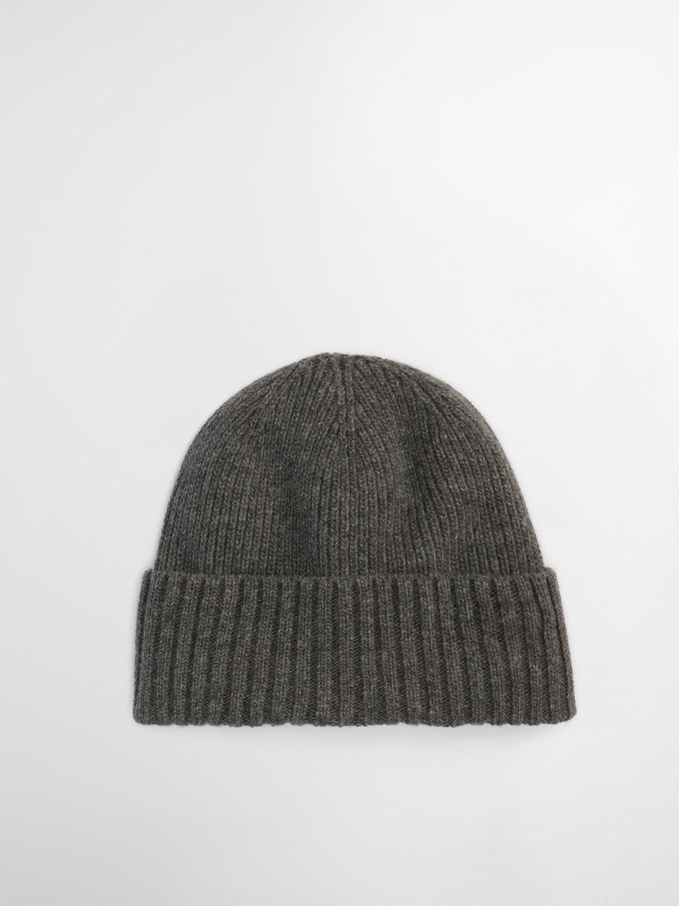 Image 2 of 4 of Barbour Carlton Knitted Beanie &amp; Gloves Gift Set - Grey