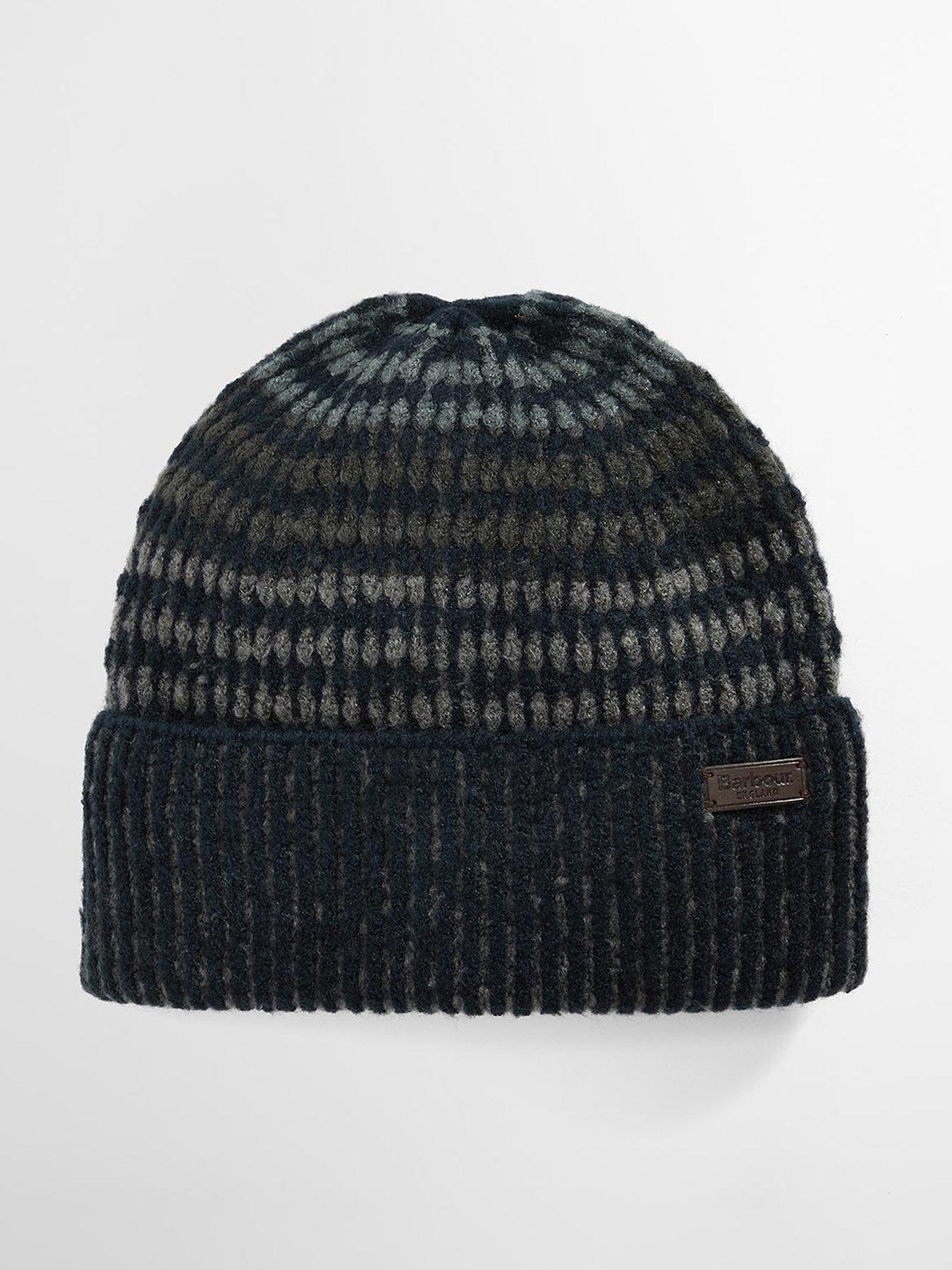 Barbour Harray Knitted Beanie Hat - Navy