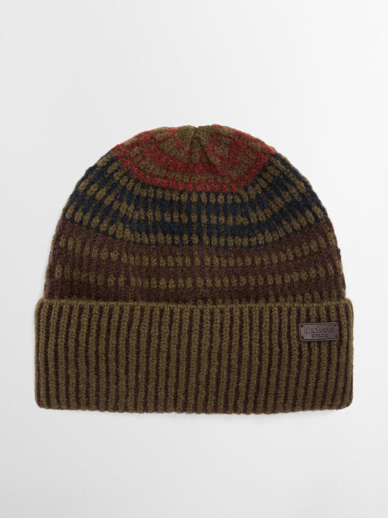 Barbour Harray Knitted Beanie Hat - Khaki