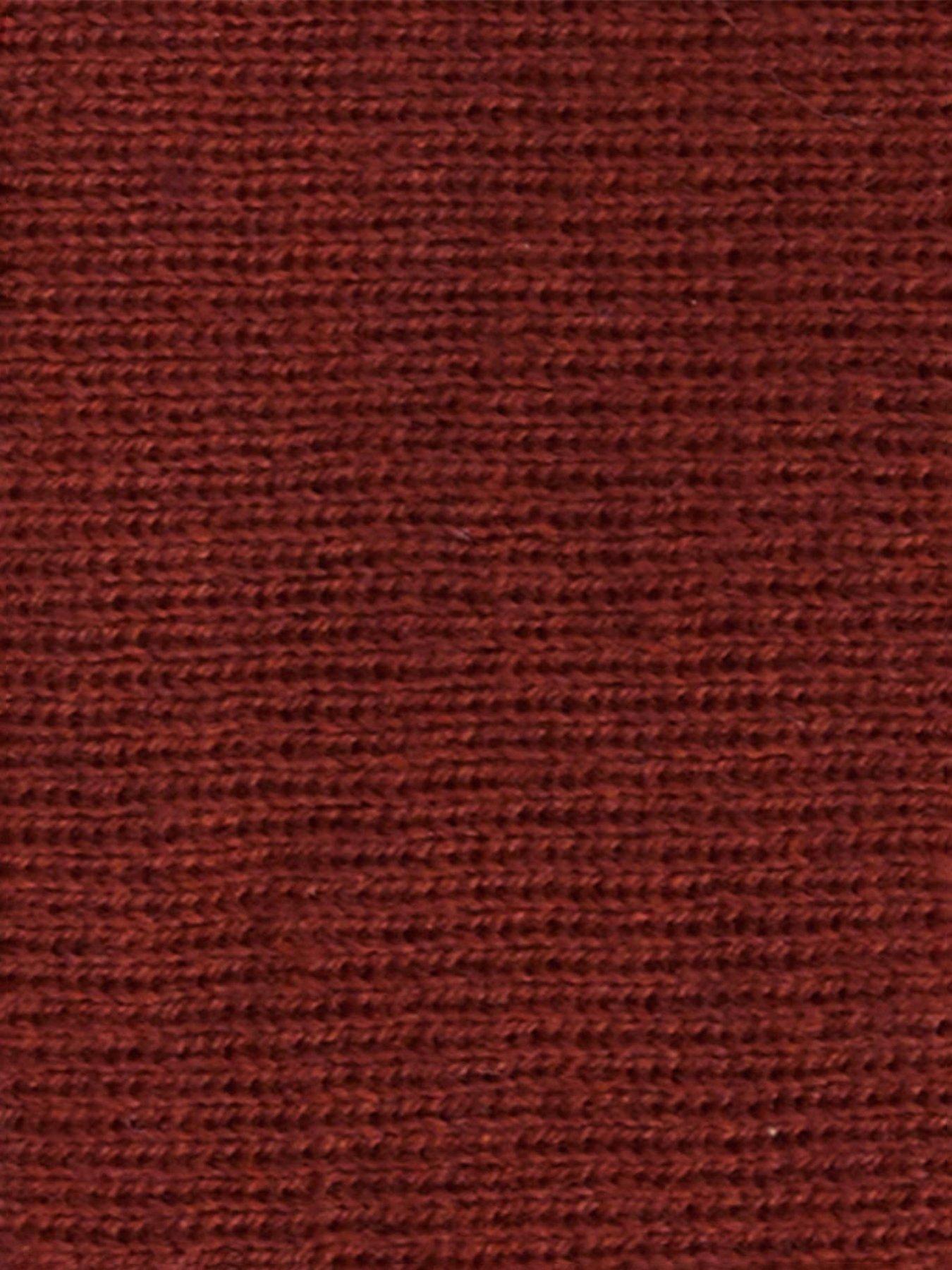  image of barbour-healey-beanie-hat-dark-red