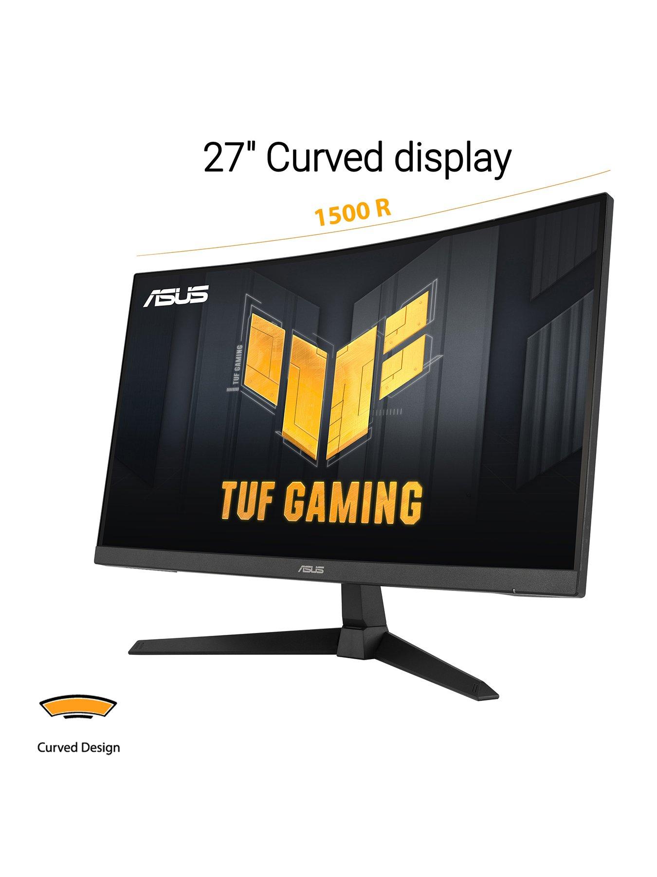 Asus TUF Gaming VG27WQ3B Curved Gaming Monitor - 27in QHD (2560x1440 ...