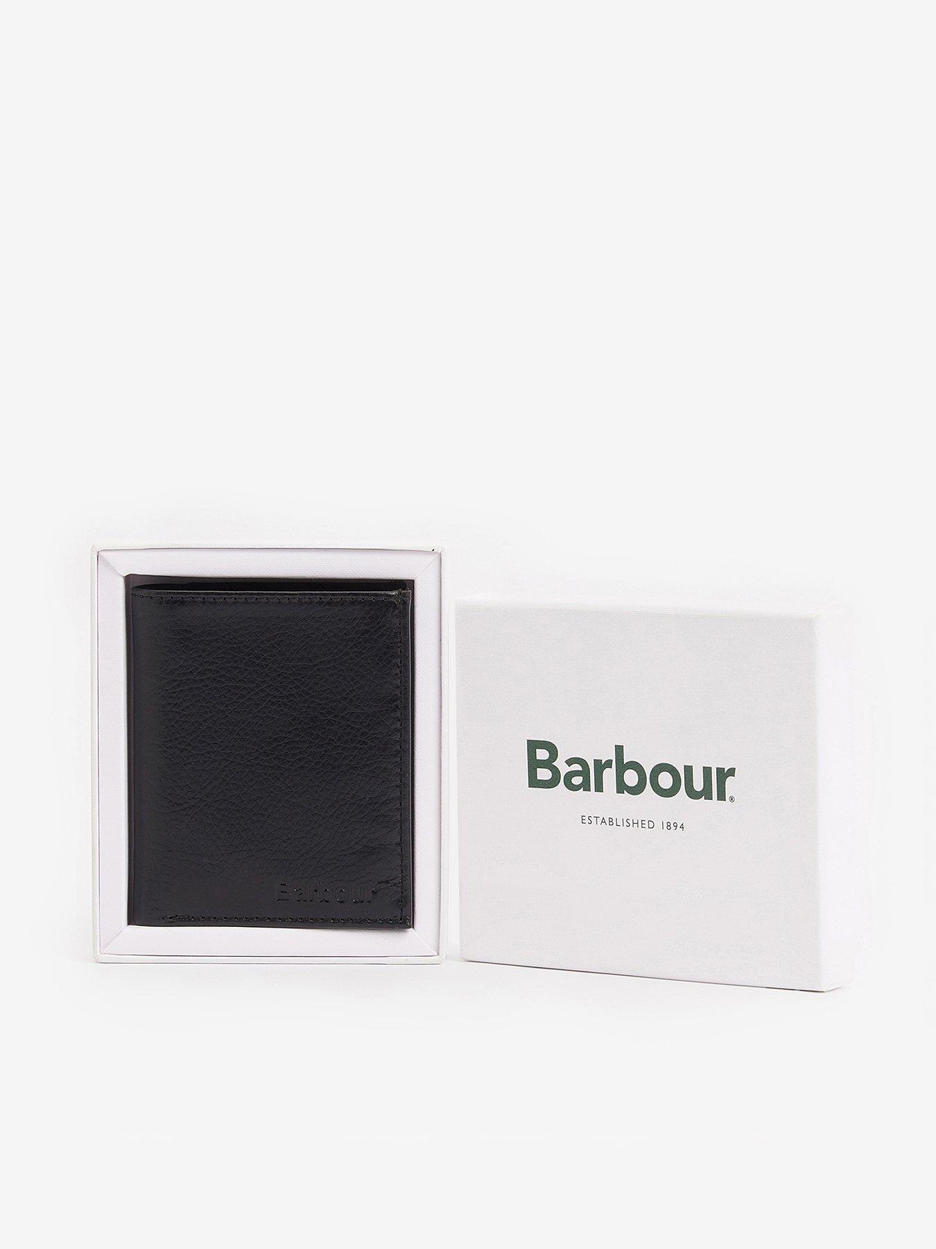  image of barbour-colwell-small-billfold-wallet-black