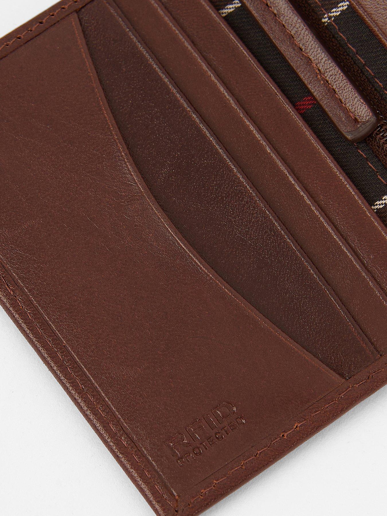 Image 4 of 4 of Barbour Colwell Small Billfold Wallet - Brown