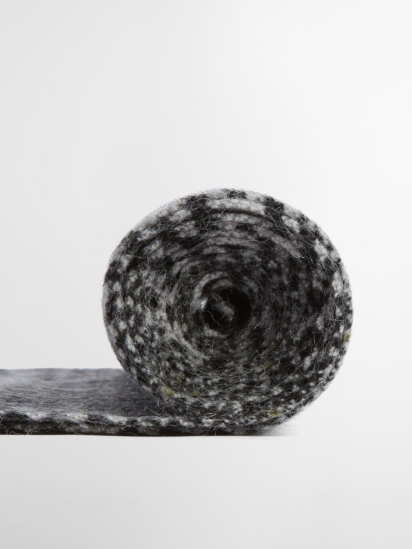  image of barbour-wool-and-cashmere-blend-danbrooke-scarf-grey