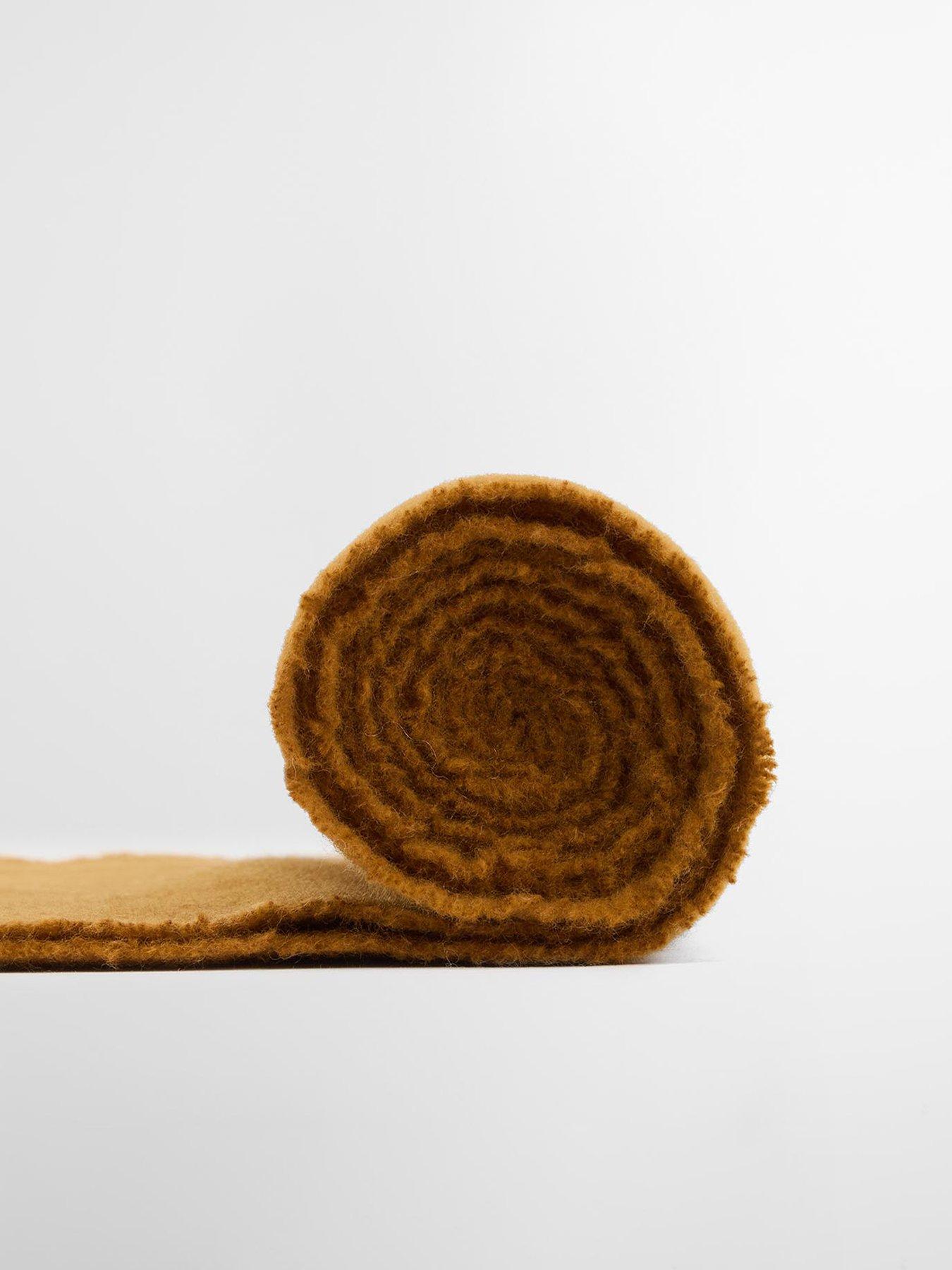  image of barbour-brandy-boucle-scarf-brown