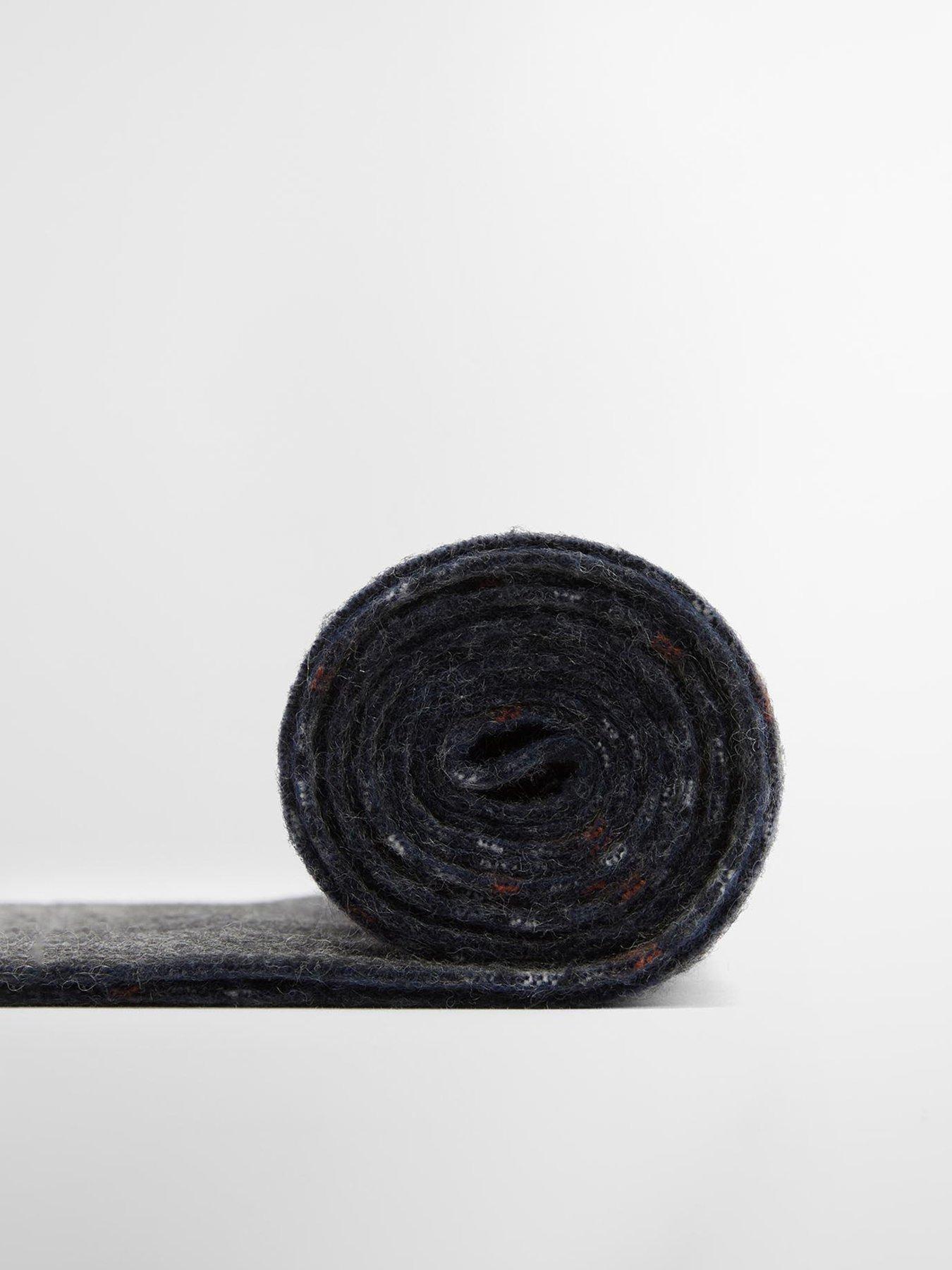  image of barbour-marsden-reversible-scarf-navy