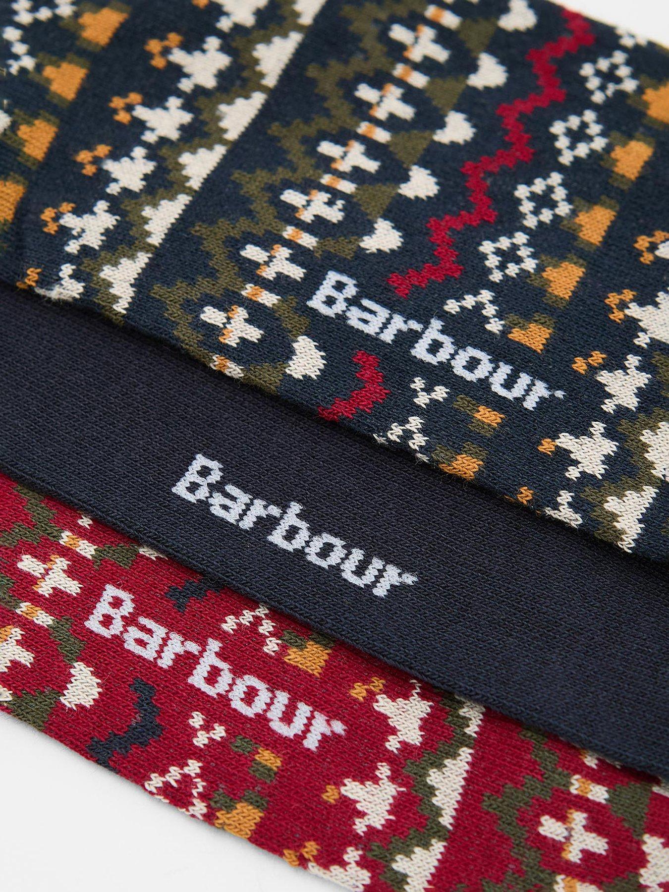 Image 2 of 4 of Barbour Marlow Fairisle Sock Gift Box - Multi