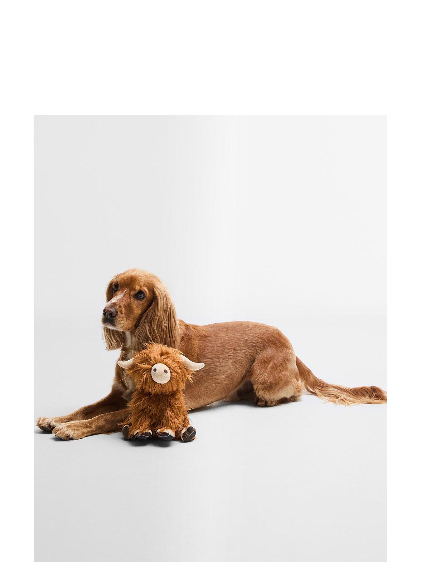 barbour-dog-highland-cow-toy-brown